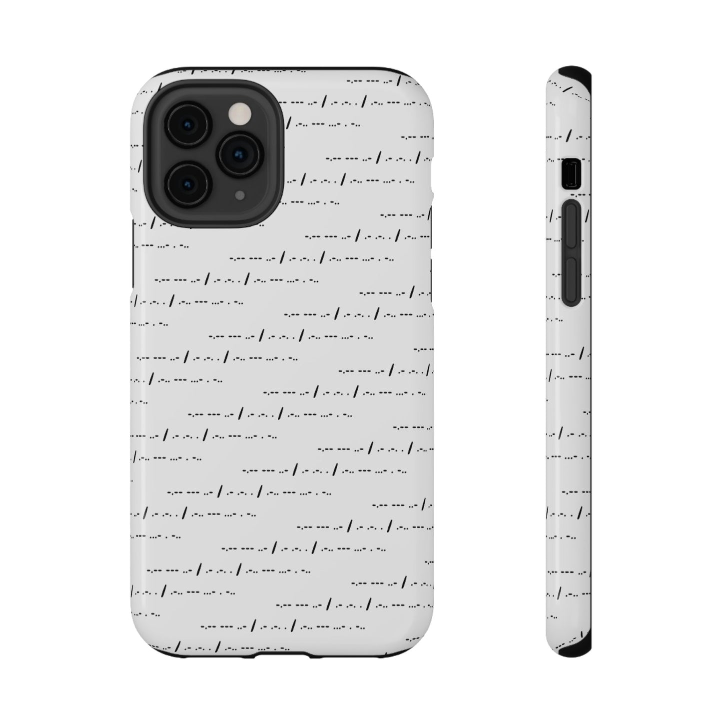 Phone Case - Impact-Resistant - "You Are Loved" Morse Code