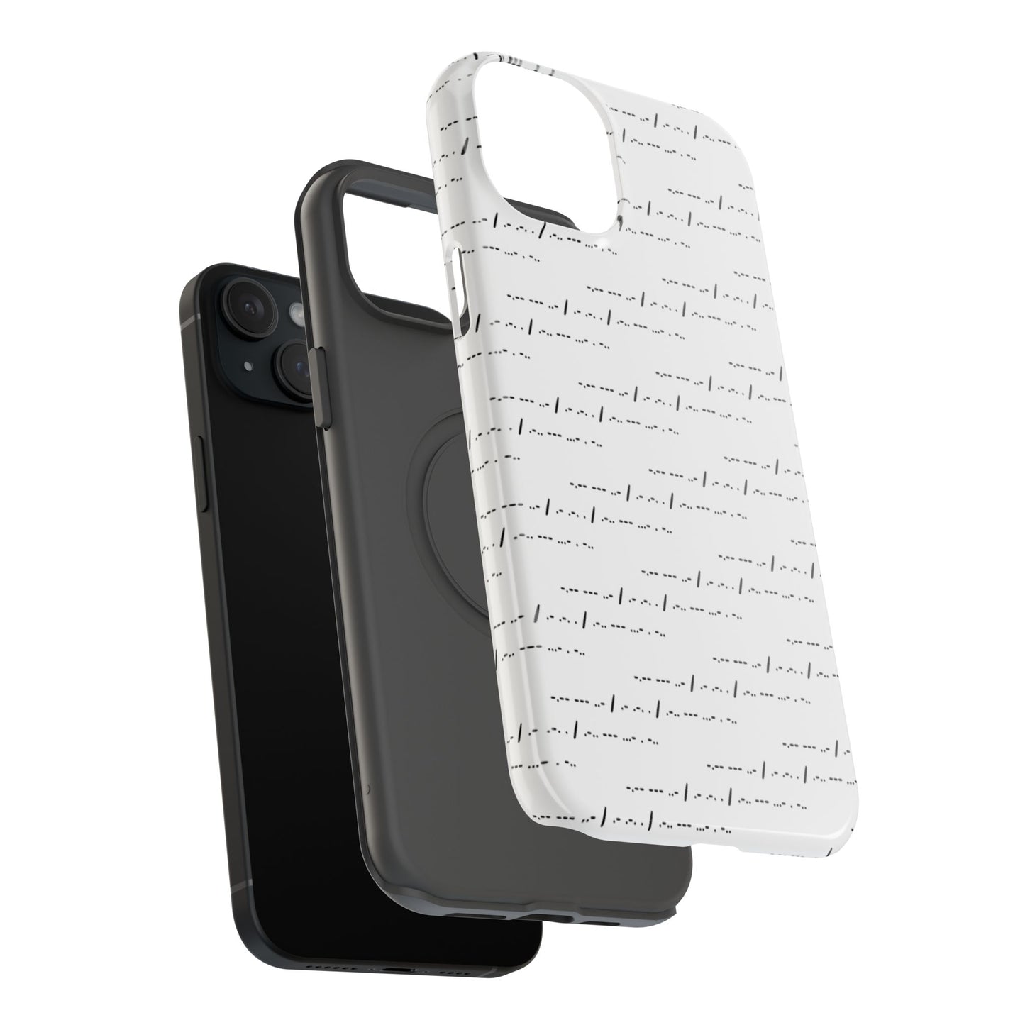 Phone Case - Impact-Resistant - "You Are Loved" Morse Code