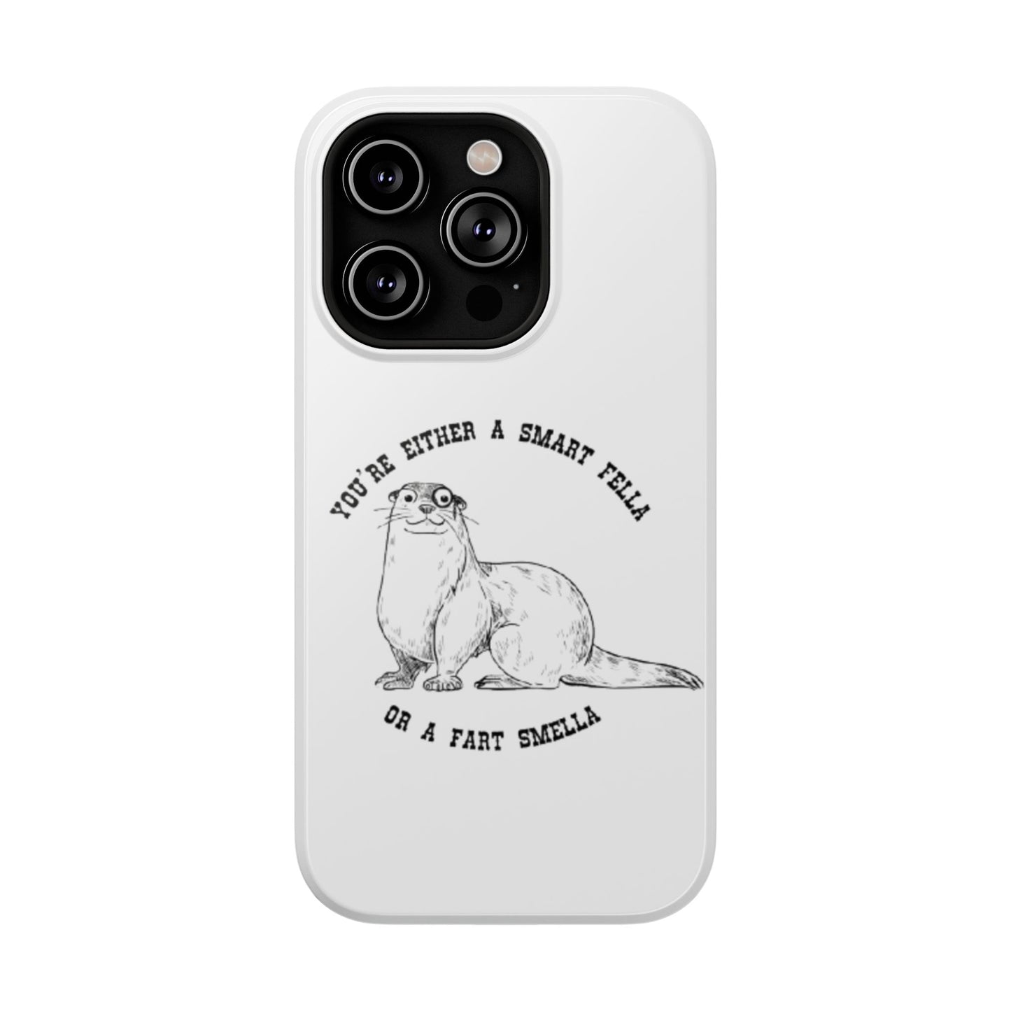 Impact-Resistant Cases - Fart Smella White