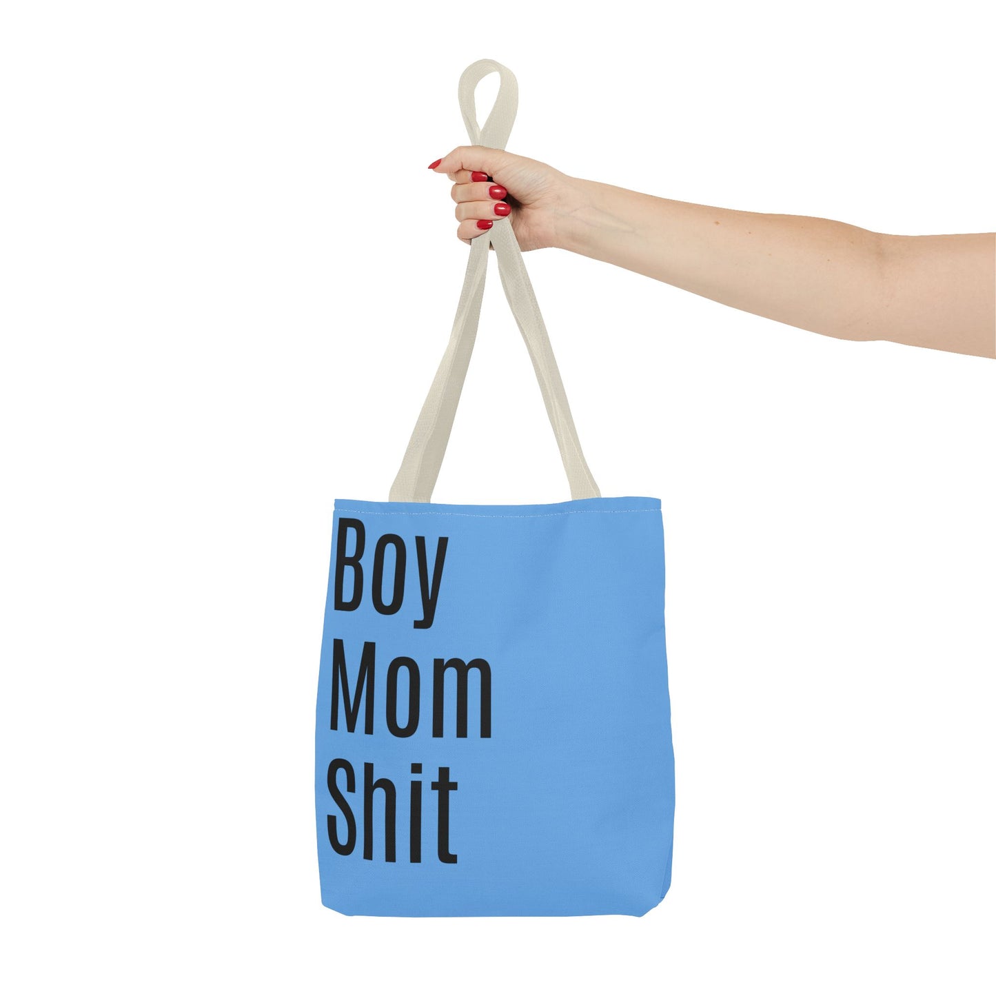 Boy Mom  Versatile Tote Bag (AOP) - Blue