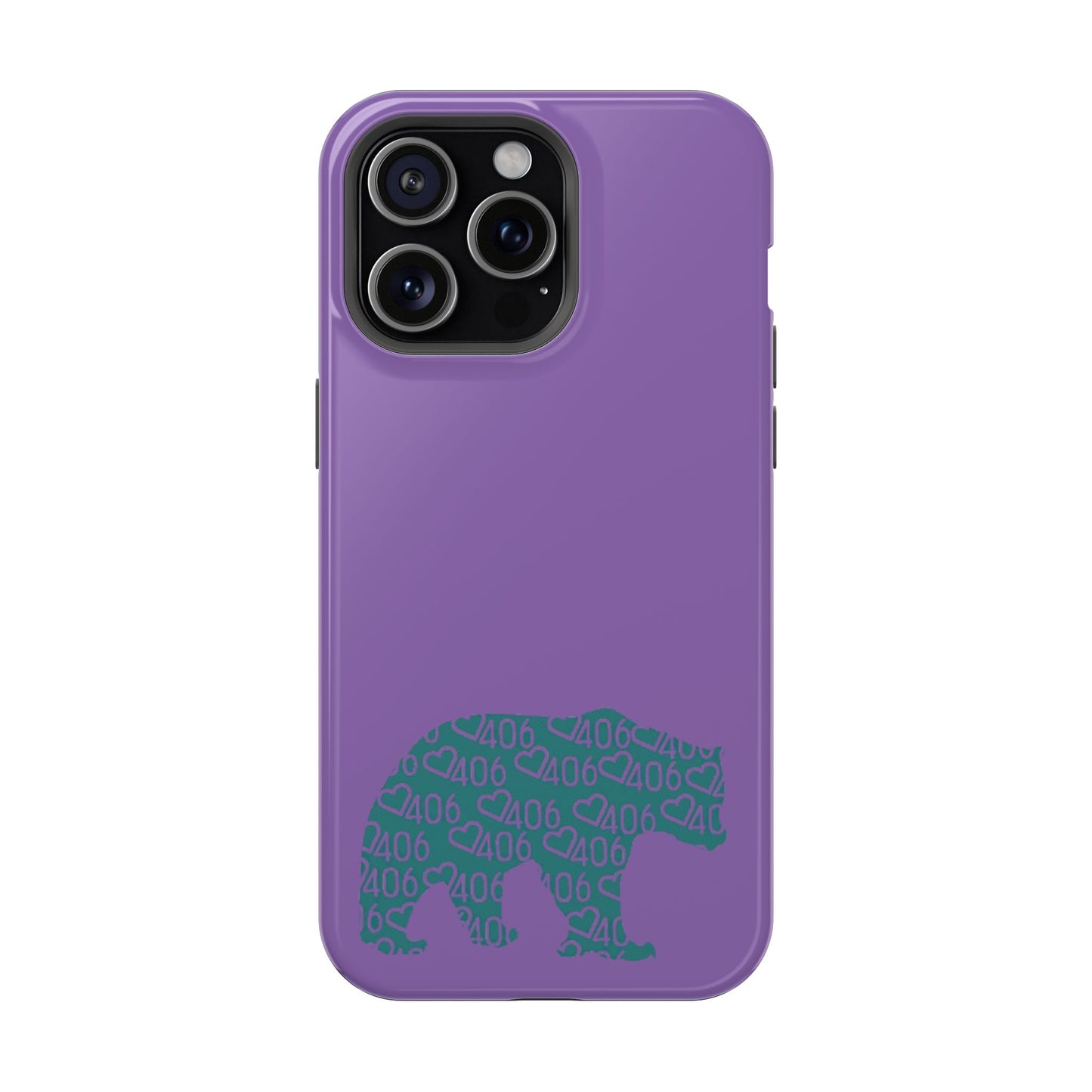 ITS406 Design Magnetic Tough Case - Bear Maroon