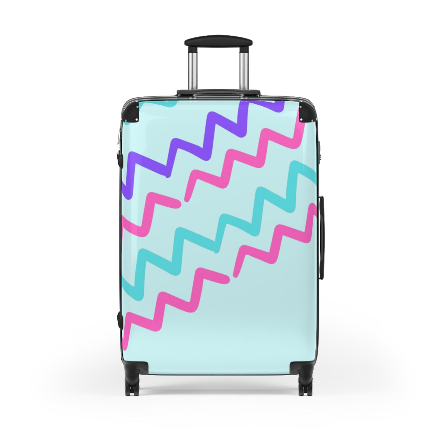 Luggage - 90's Inspired Mix & Match Suitcase - Mint Gettin' Ziggy