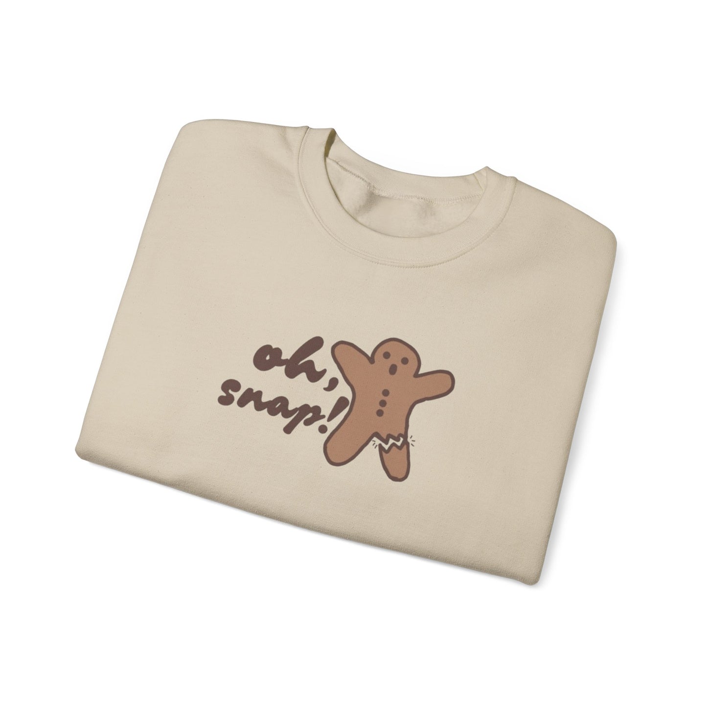 Festive Gingerbread Man Crewneck Sweatshirt