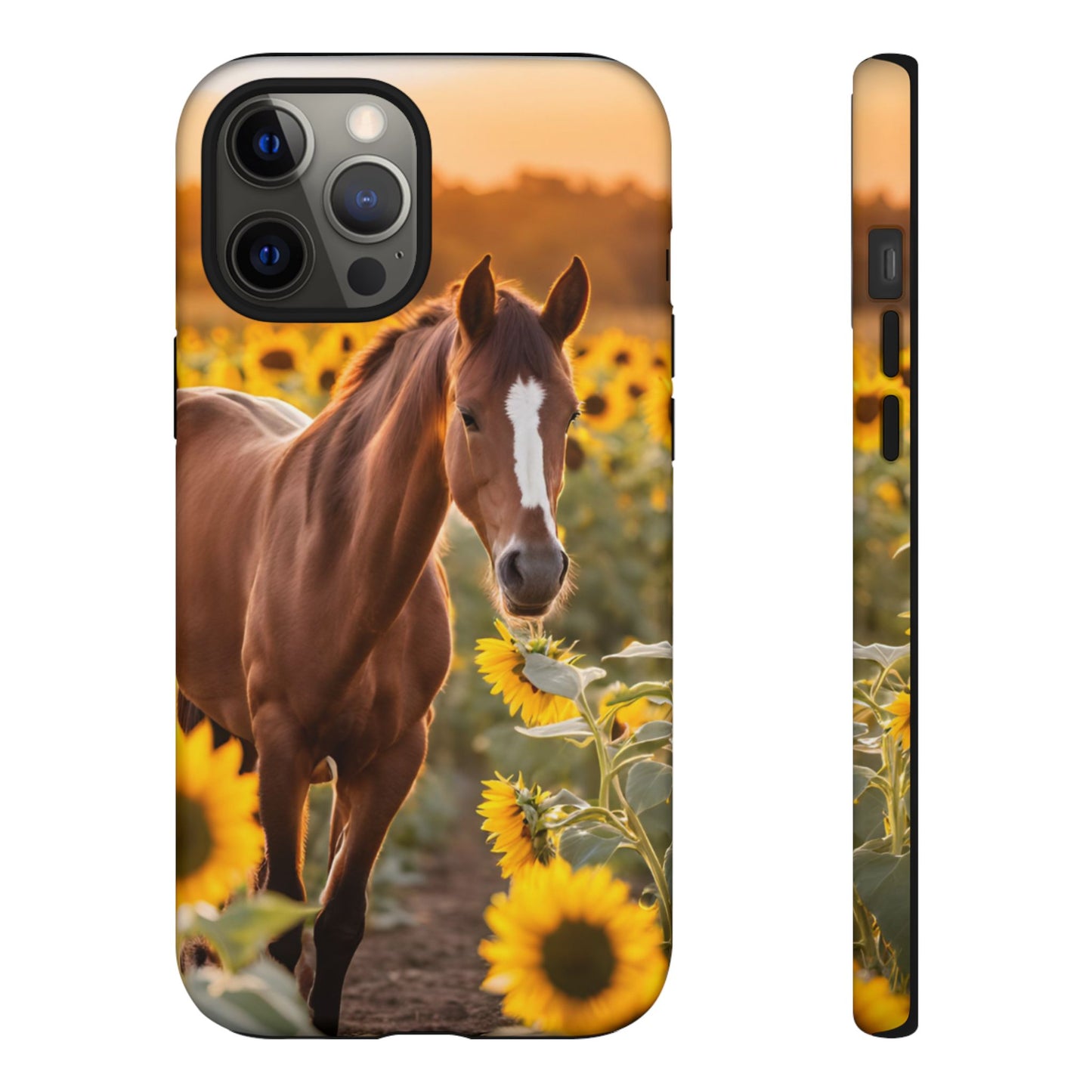 Phone Case - Tough Case - Sunflower Horse