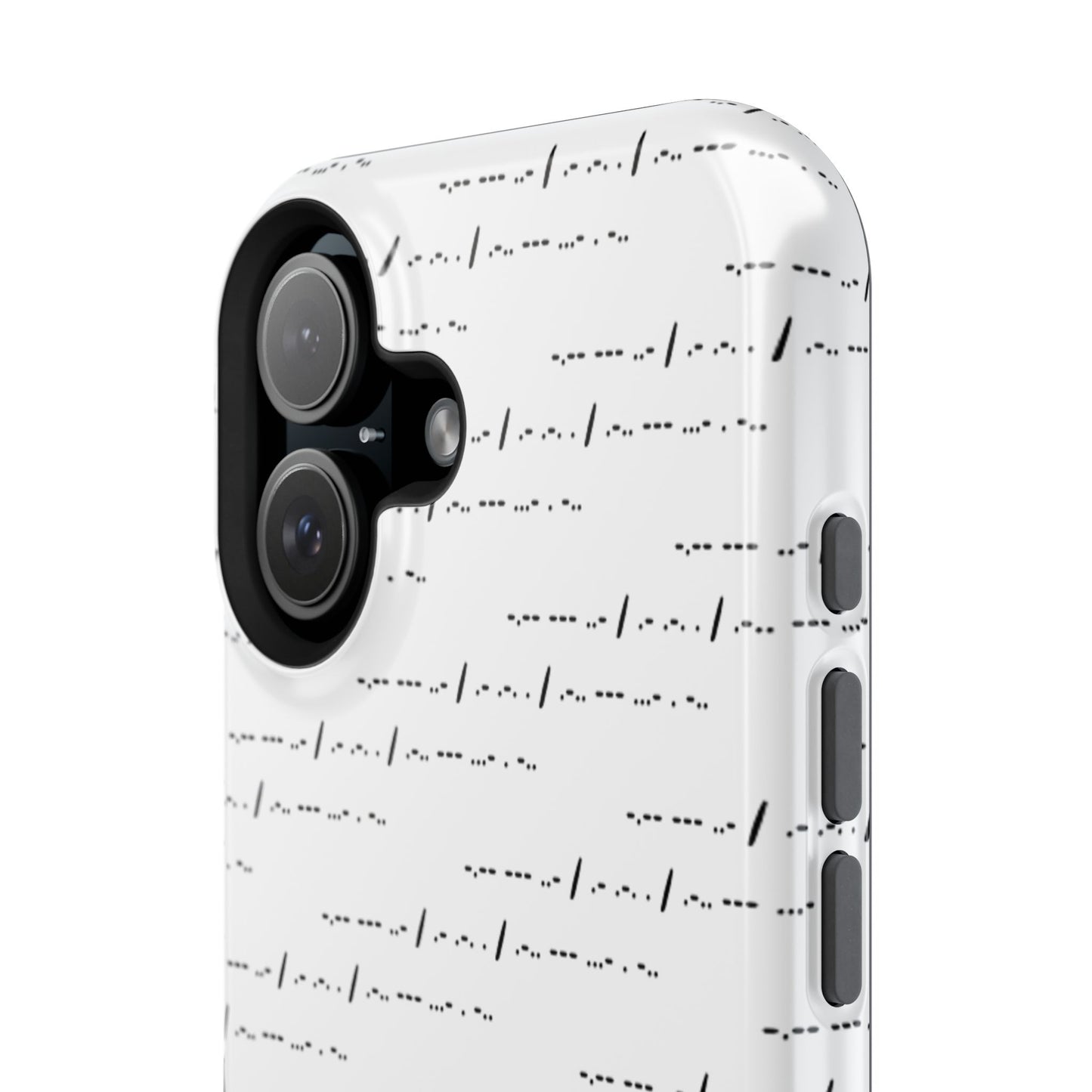 Phone Case - Impact-Resistant - "You Are Loved" Morse Code