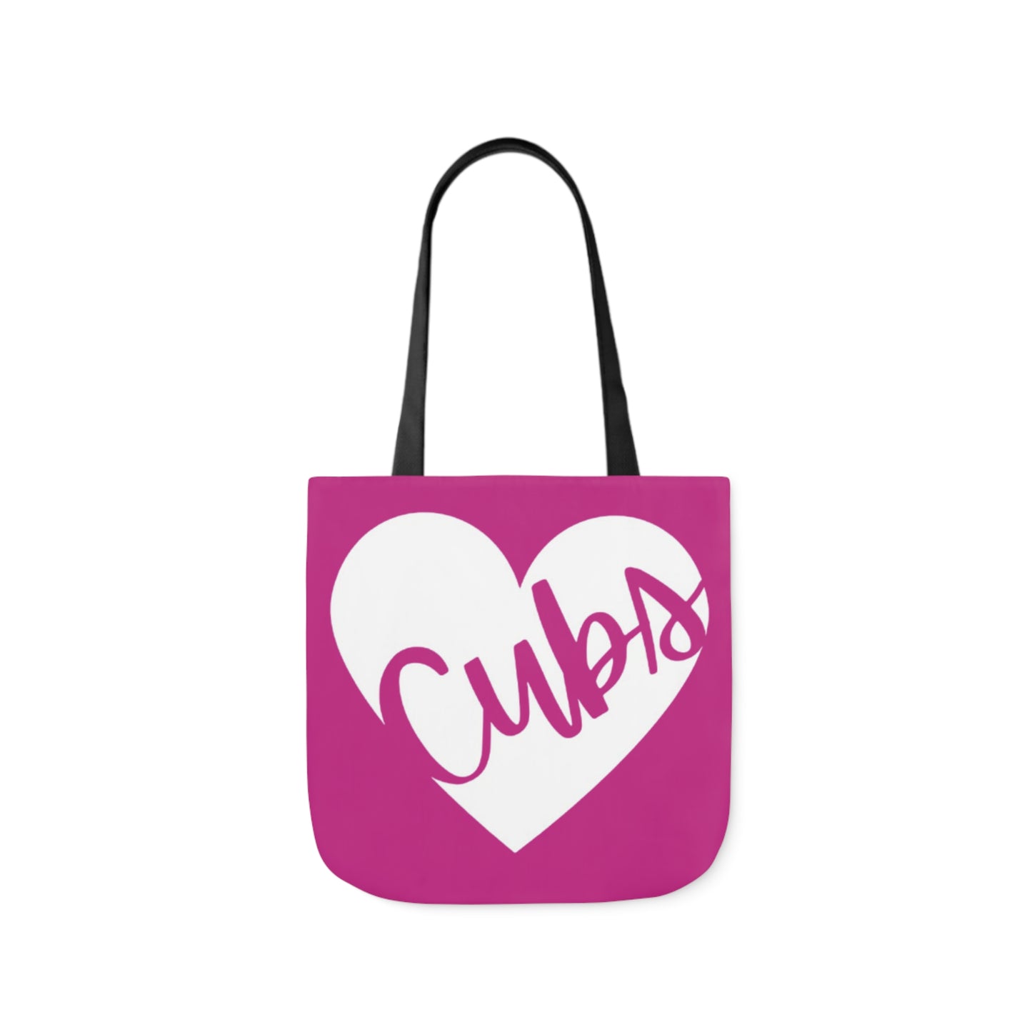 Generic Team Dark Pink Canvas Tote Bag, 5-Color Straps - Cubs