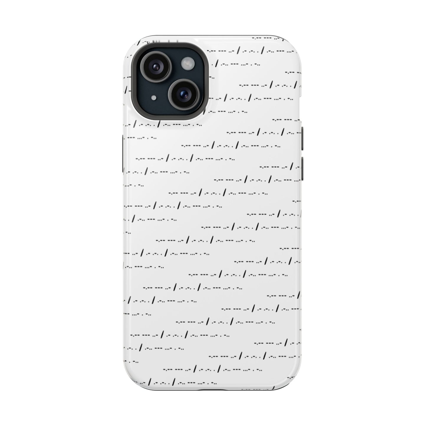 Phone Case - Impact-Resistant - "You Are Loved" Morse Code