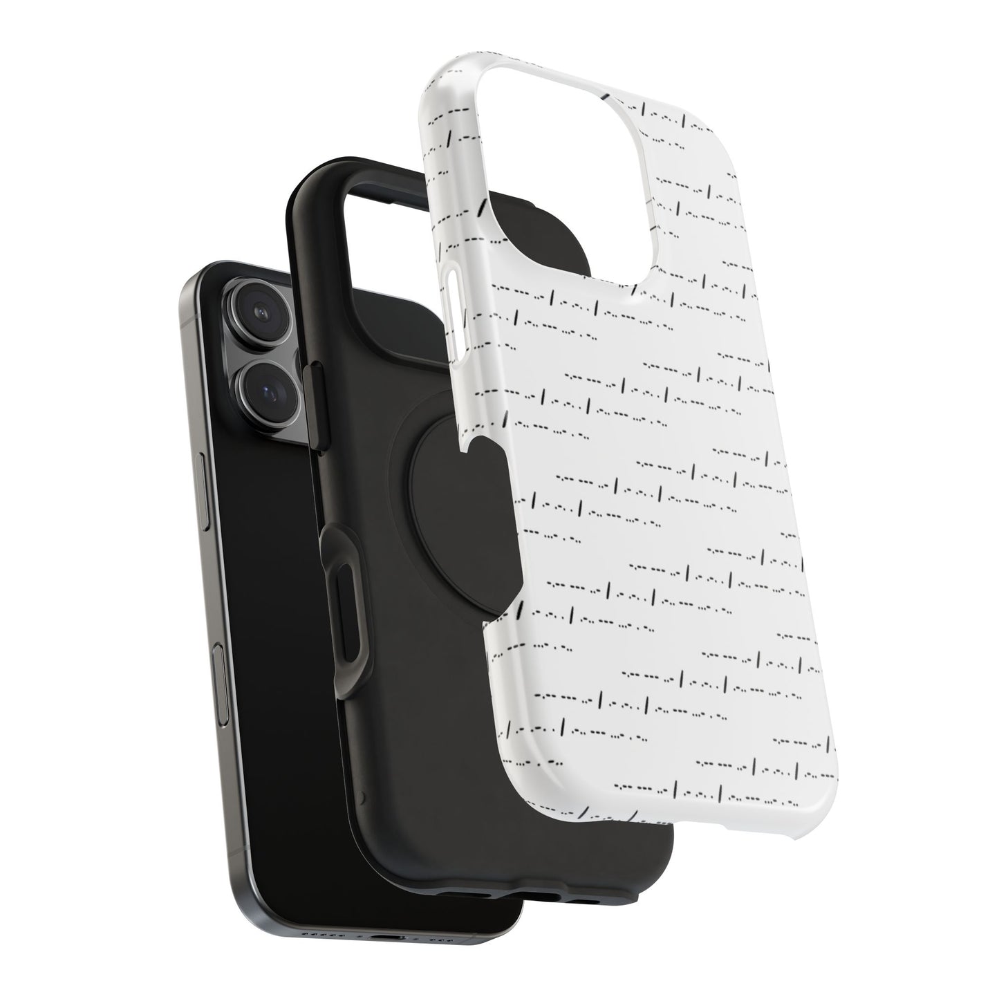 Phone Case - Impact-Resistant - "You Are Loved" Morse Code