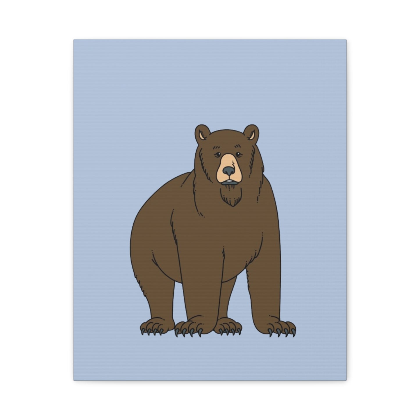 Stretched Matte Canvas 1.25" - Bear