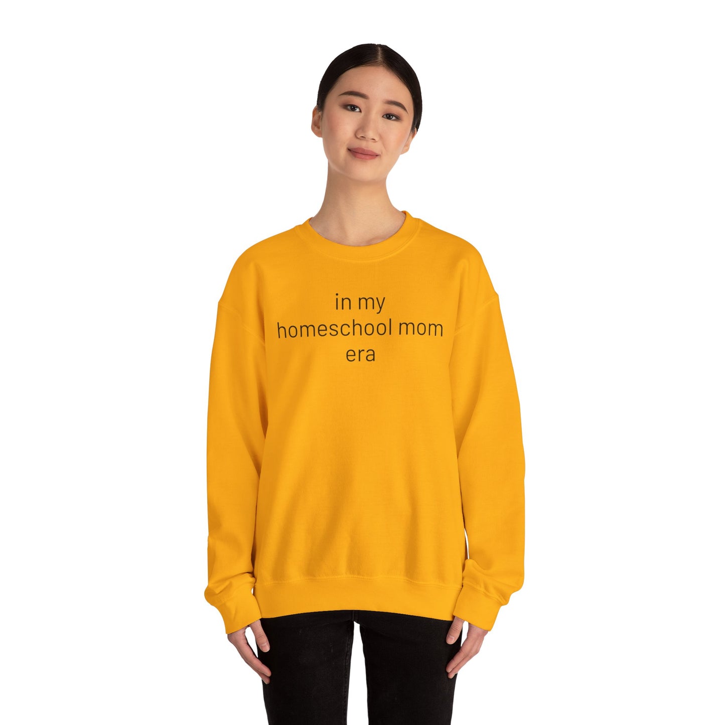 Homeschool Mom Era Unisex Heavy Blend™ Crewneck Sweatshirt