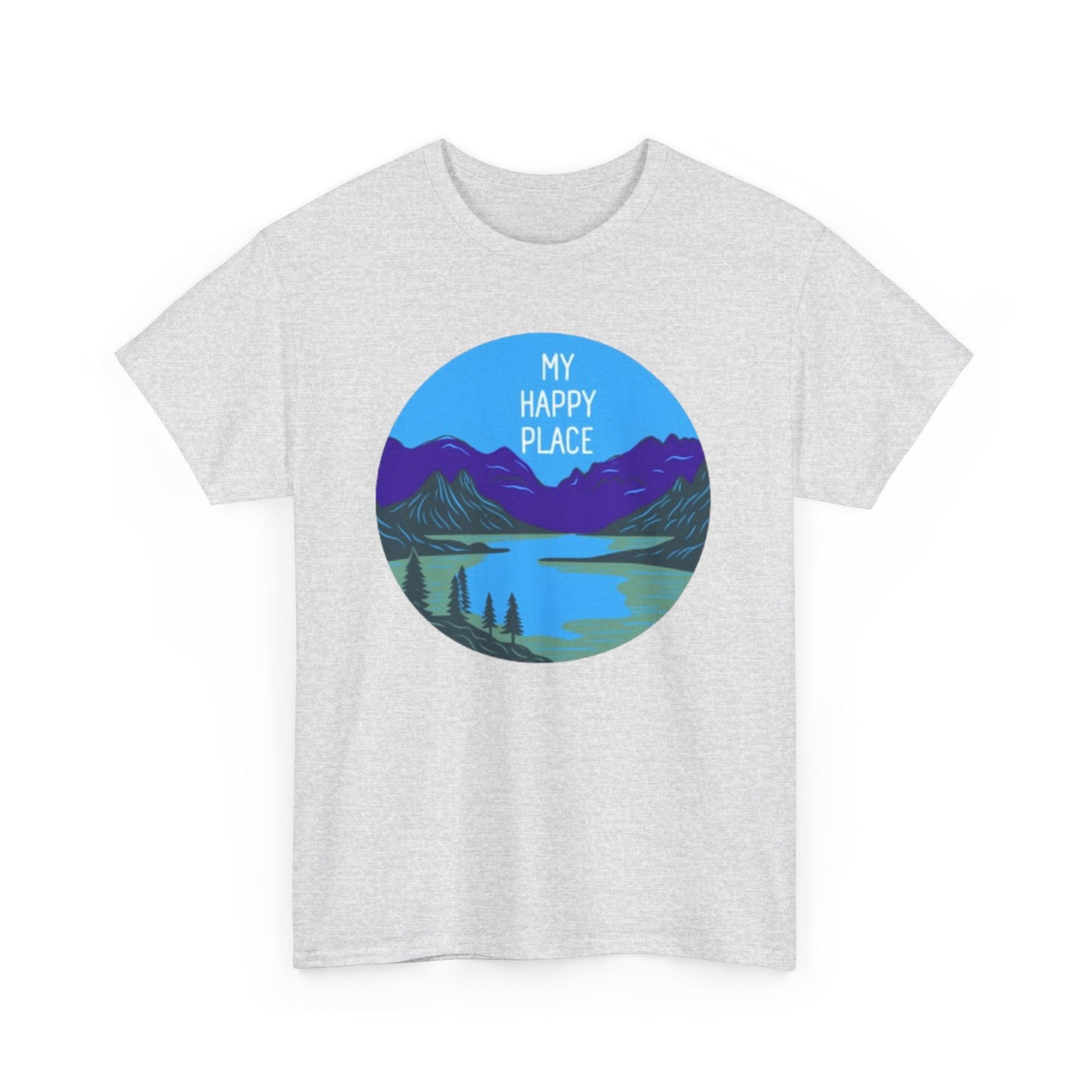 My Happy Place Adult Unisex Heavy Cotton Tee