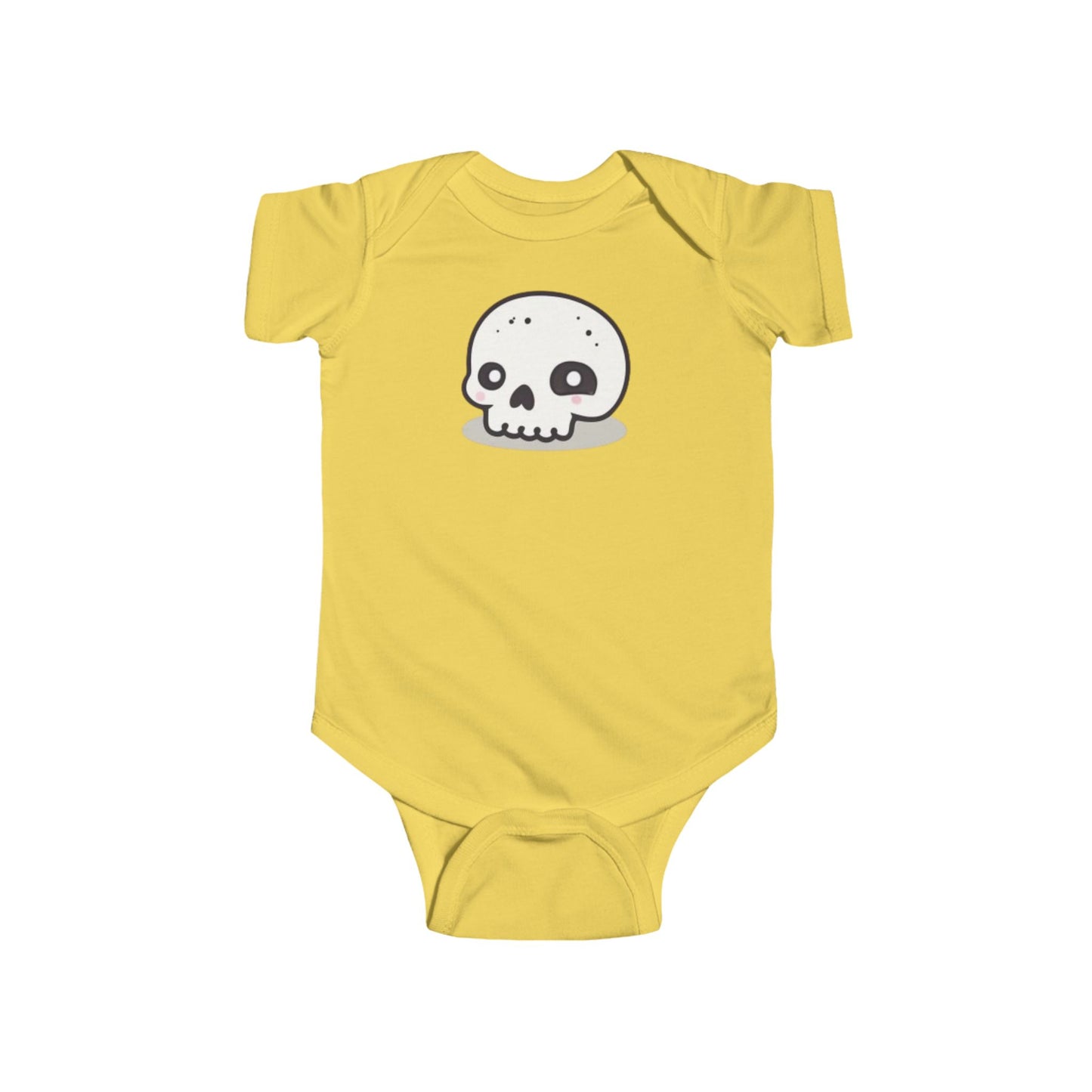 Infant Fine Jersey Bodysuit - Cute Silly Skull