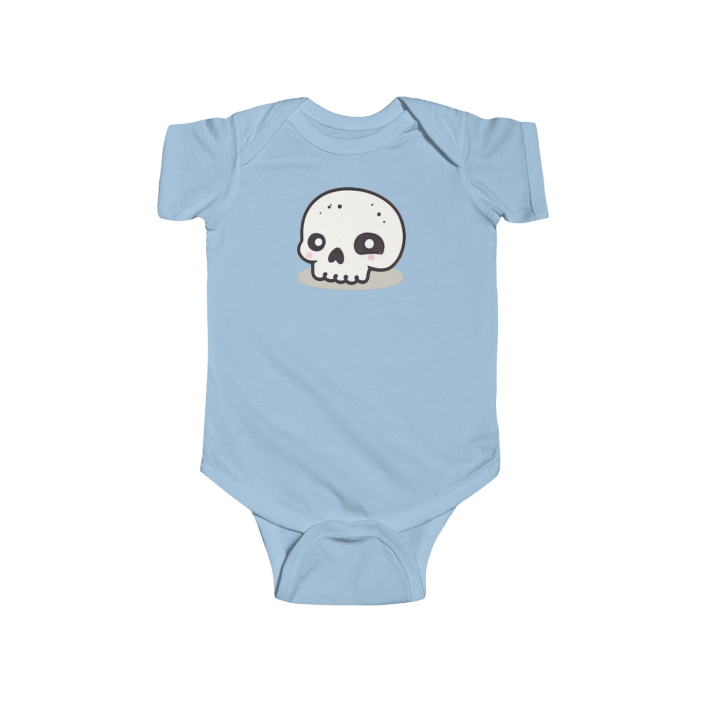 Infant Fine Jersey Bodysuit - Cute Silly Skull