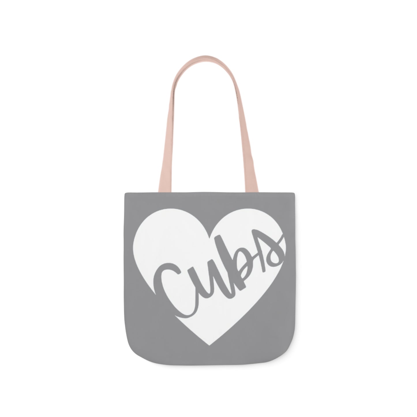 Generic Team Grey Canvas Tote Bag, 5-Color Straps - Cubs