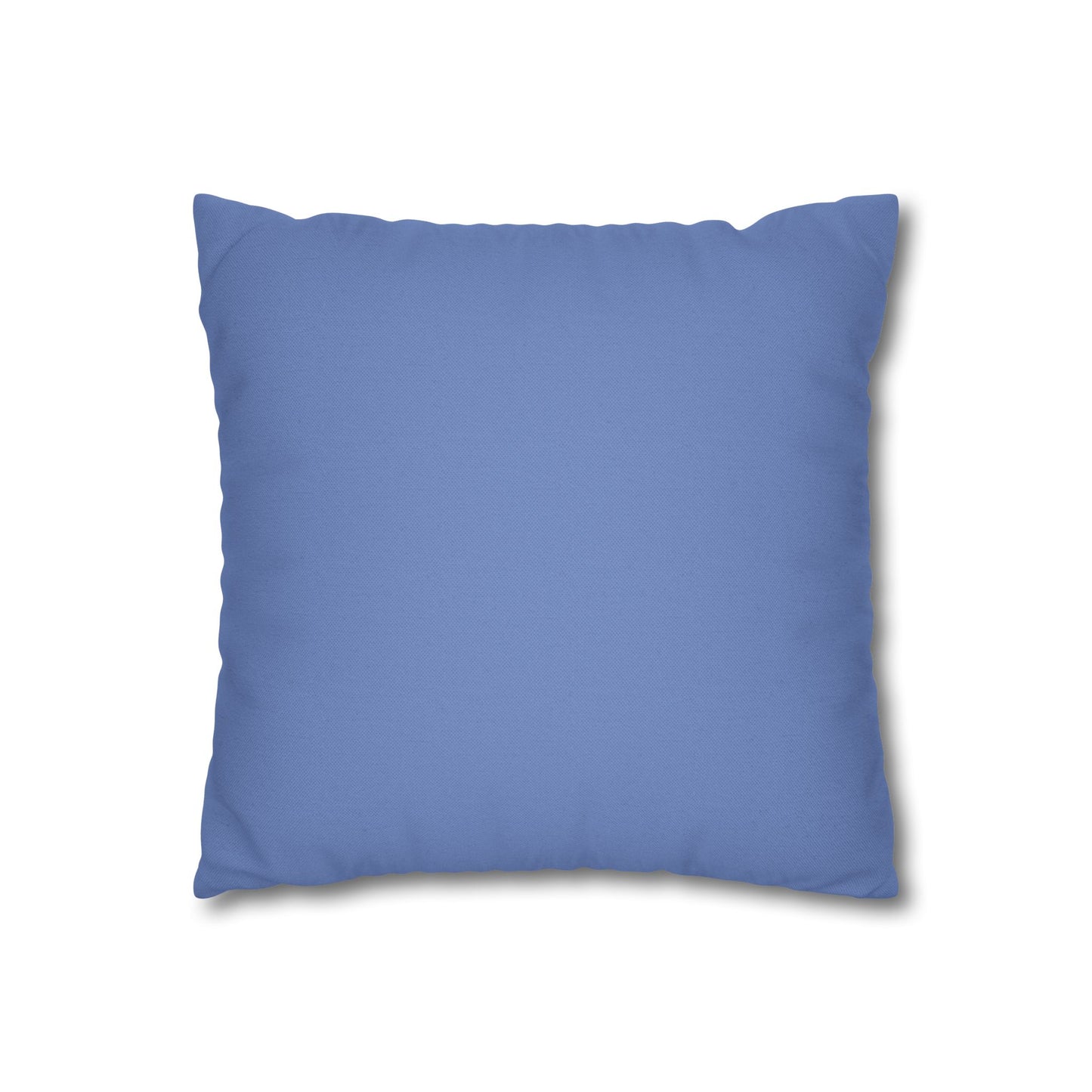 Spun Polyester Square Pillowcase - Almost Denim