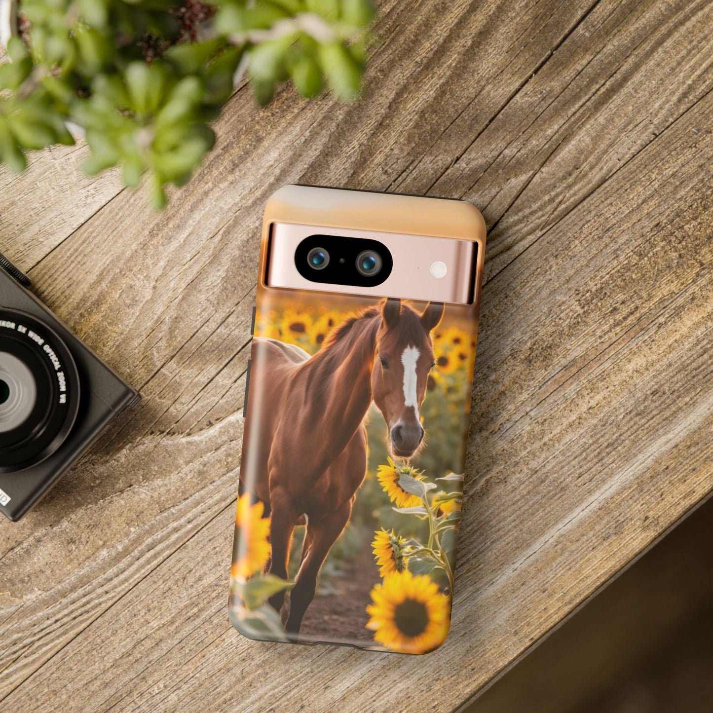 Phone Case - Tough Case - Sunflower Horse