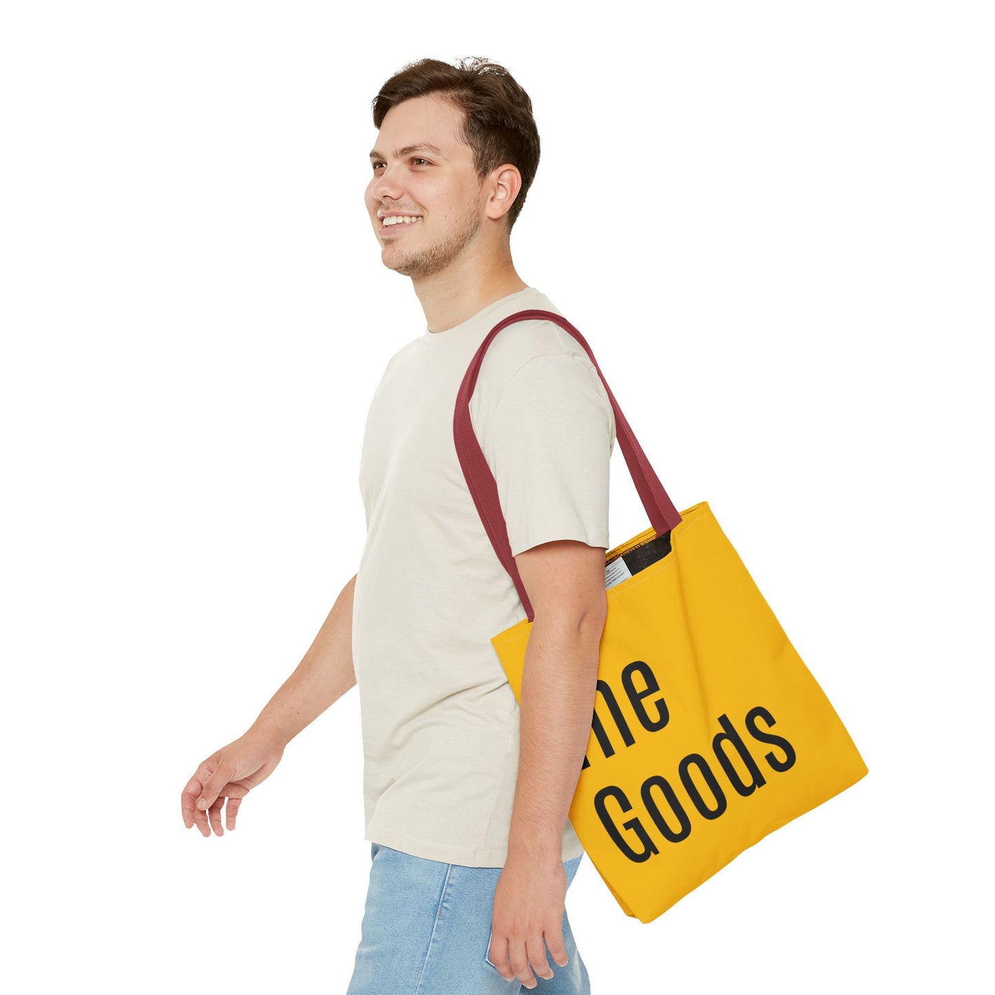 The Goods  Versatile Tote Bag (AOP) - Gold