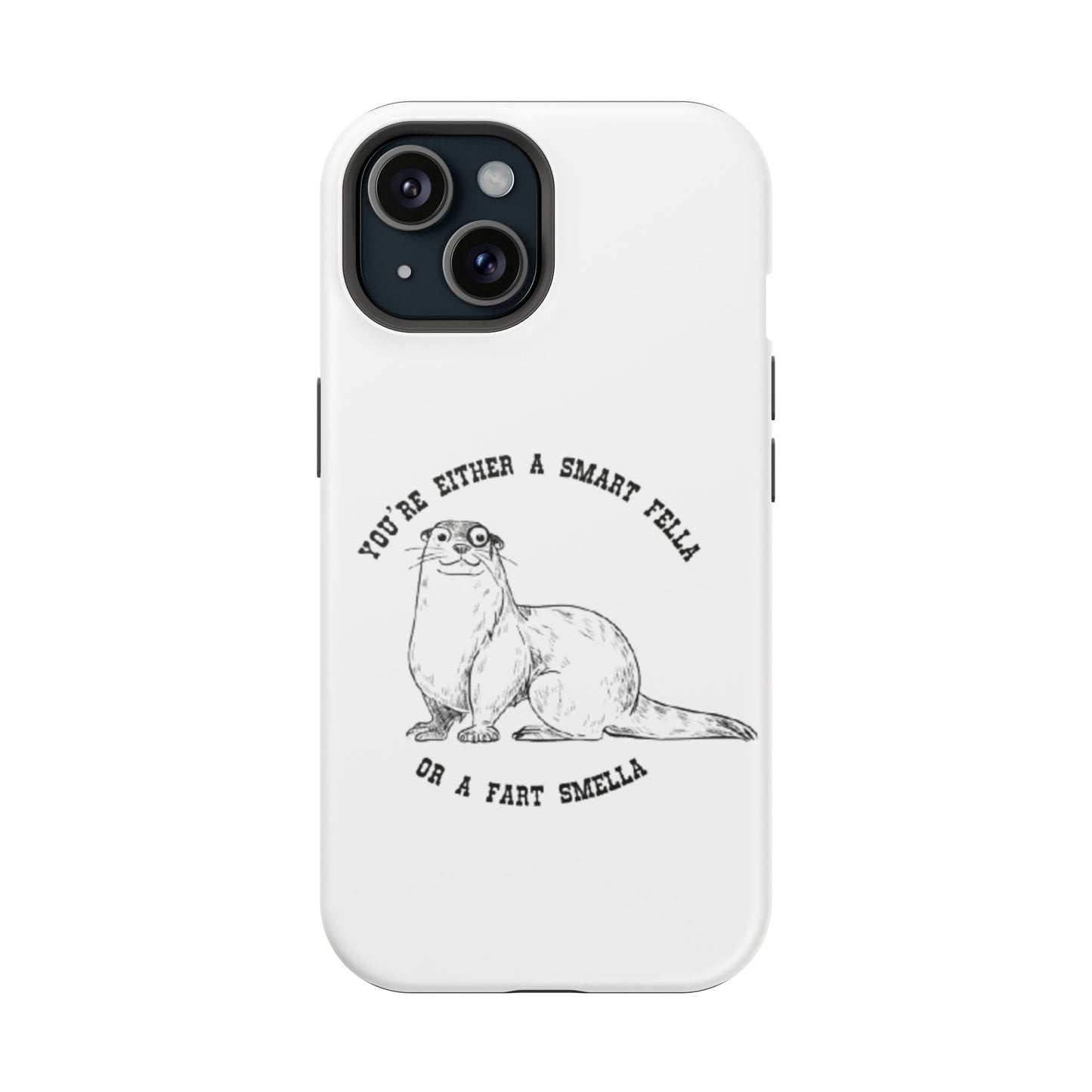 Impact-Resistant Cases - Fart Smella White