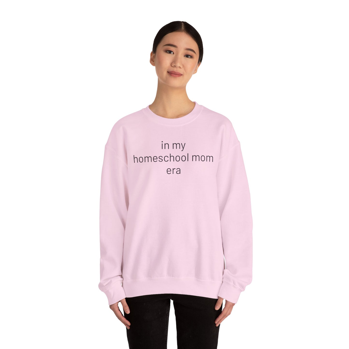 Homeschool Mom Era Unisex Heavy Blend™ Crewneck Sweatshirt