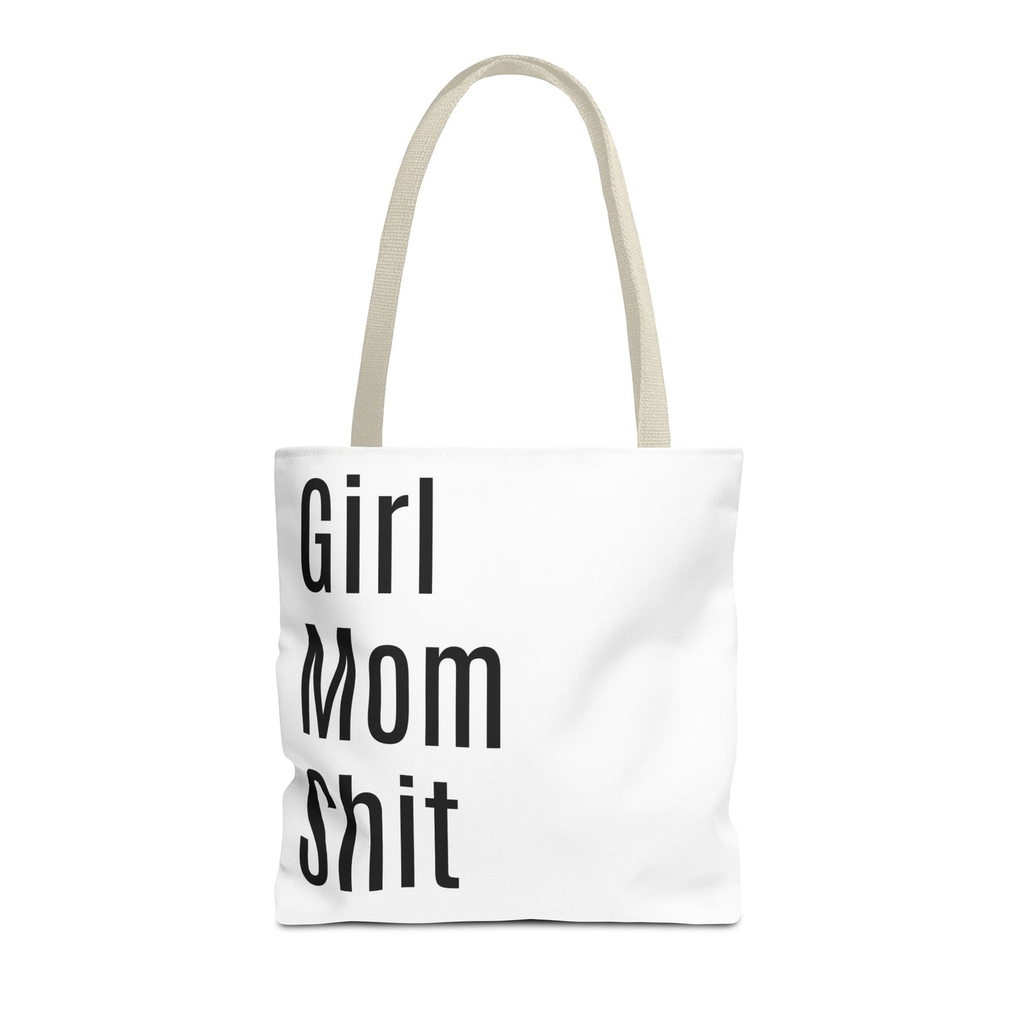 Girl Mom  Versatile Tote Bag (AOP) - White