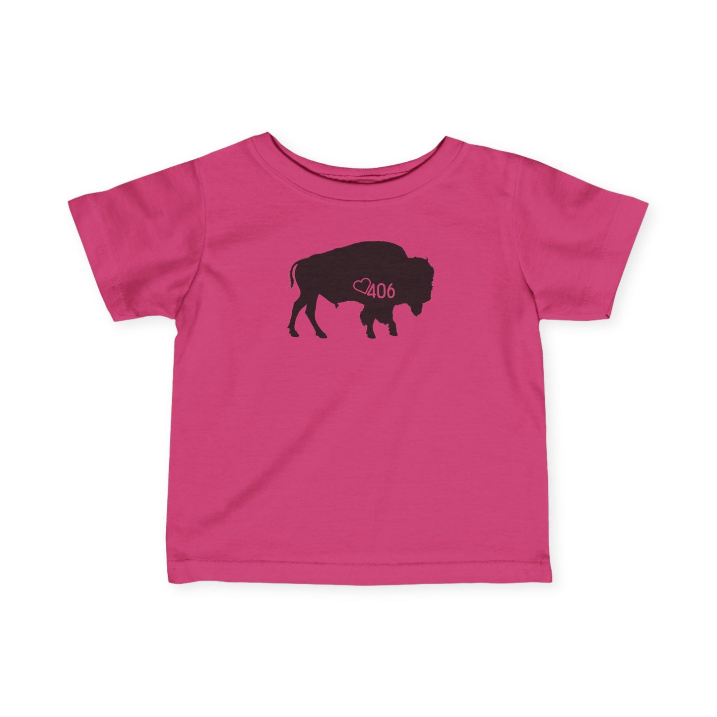 406 Baby Fine Jersey Tee - Bison