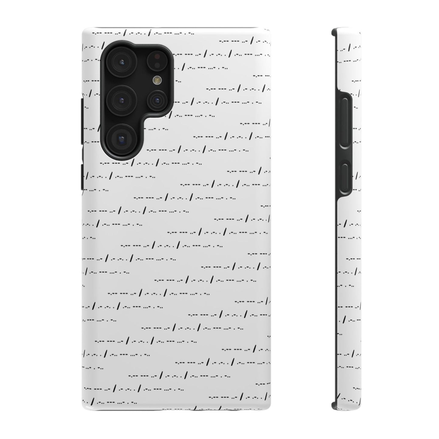 Phone Case - Impact-Resistant - "You Are Loved" Morse Code