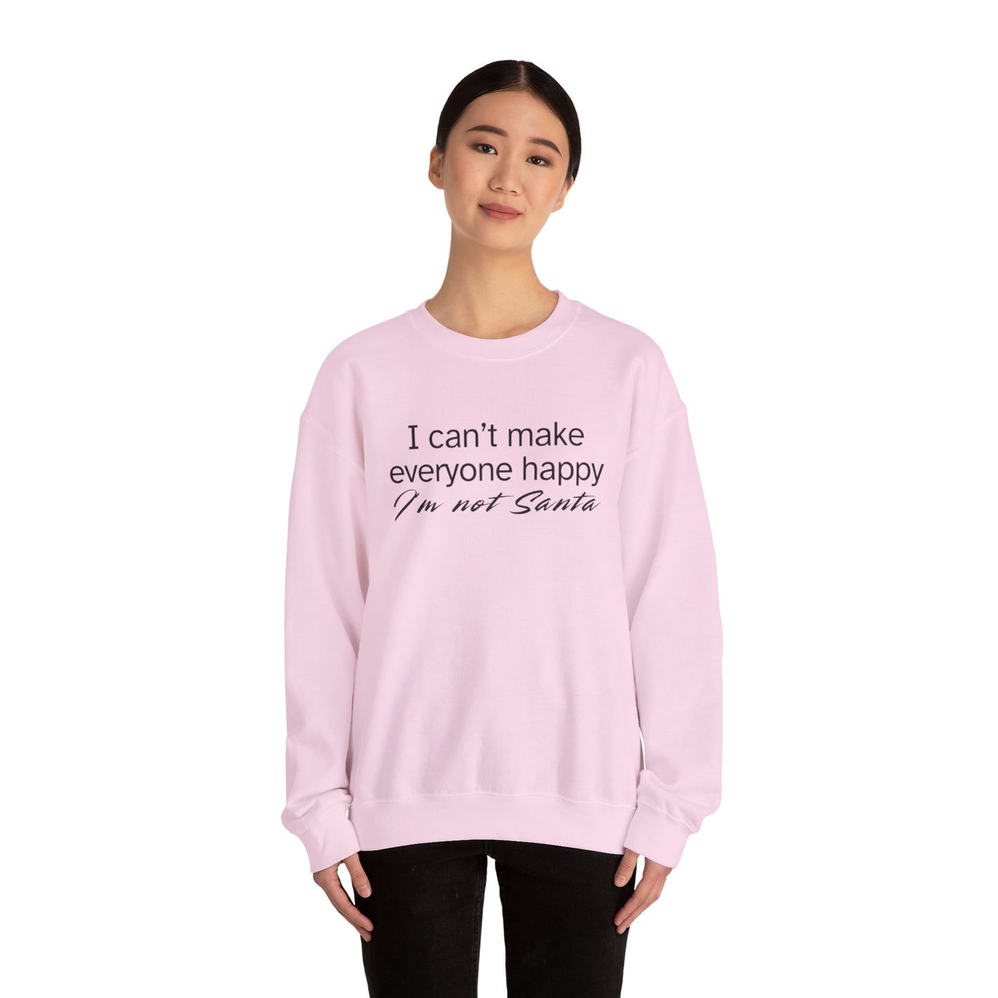 Festive I'm Not Santa Crewneck Sweatshirt