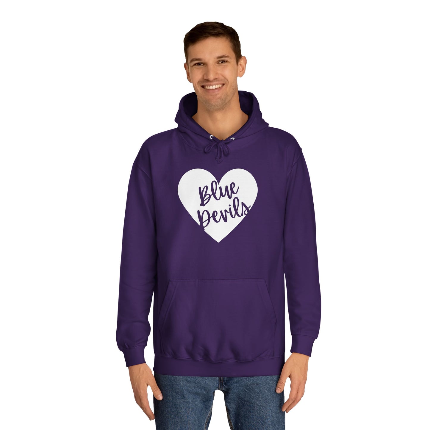 Generic Team Hoodie - Blue Devils Heart