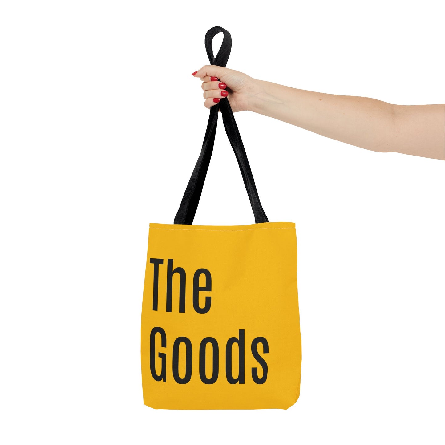 The Goods  Versatile Tote Bag (AOP) - Gold