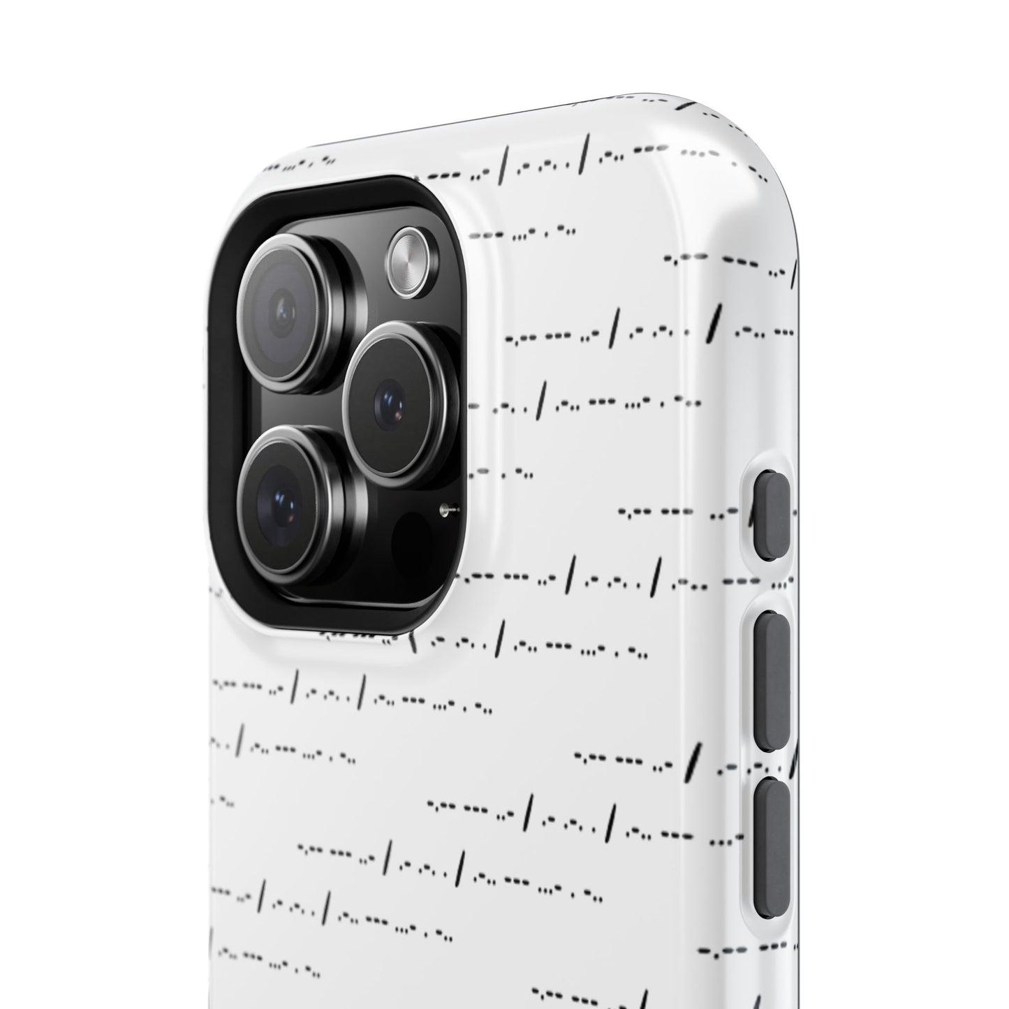 Phone Case - Impact-Resistant - "You Are Loved" Morse Code