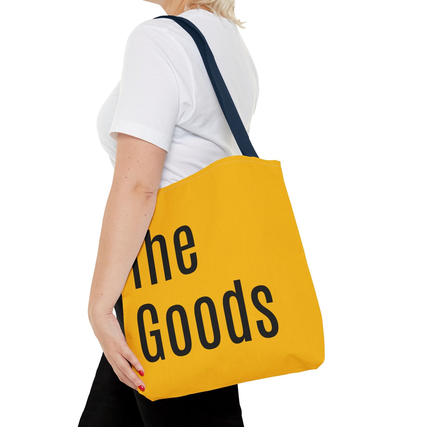 The Goods  Versatile Tote Bag (AOP) - Gold