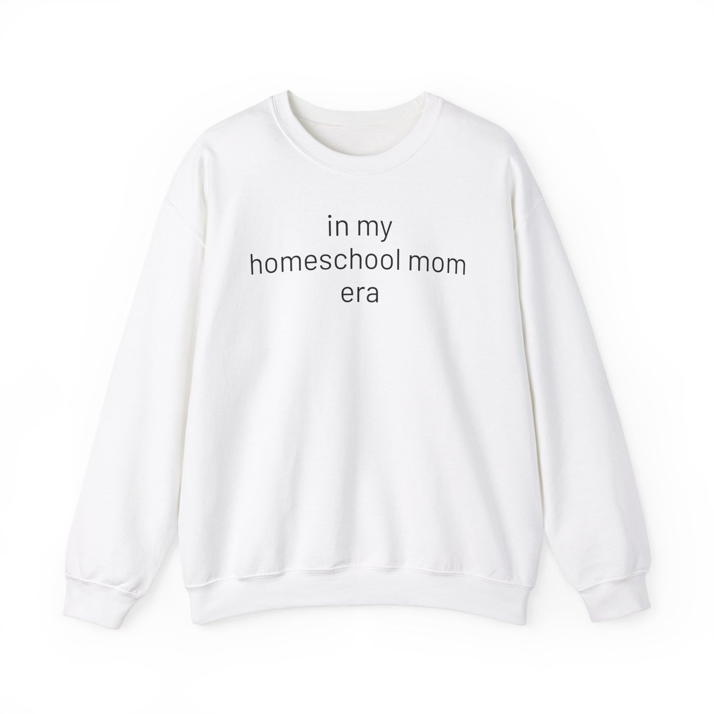 Homeschool Mom Era Unisex Heavy Blend™ Crewneck Sweatshirt