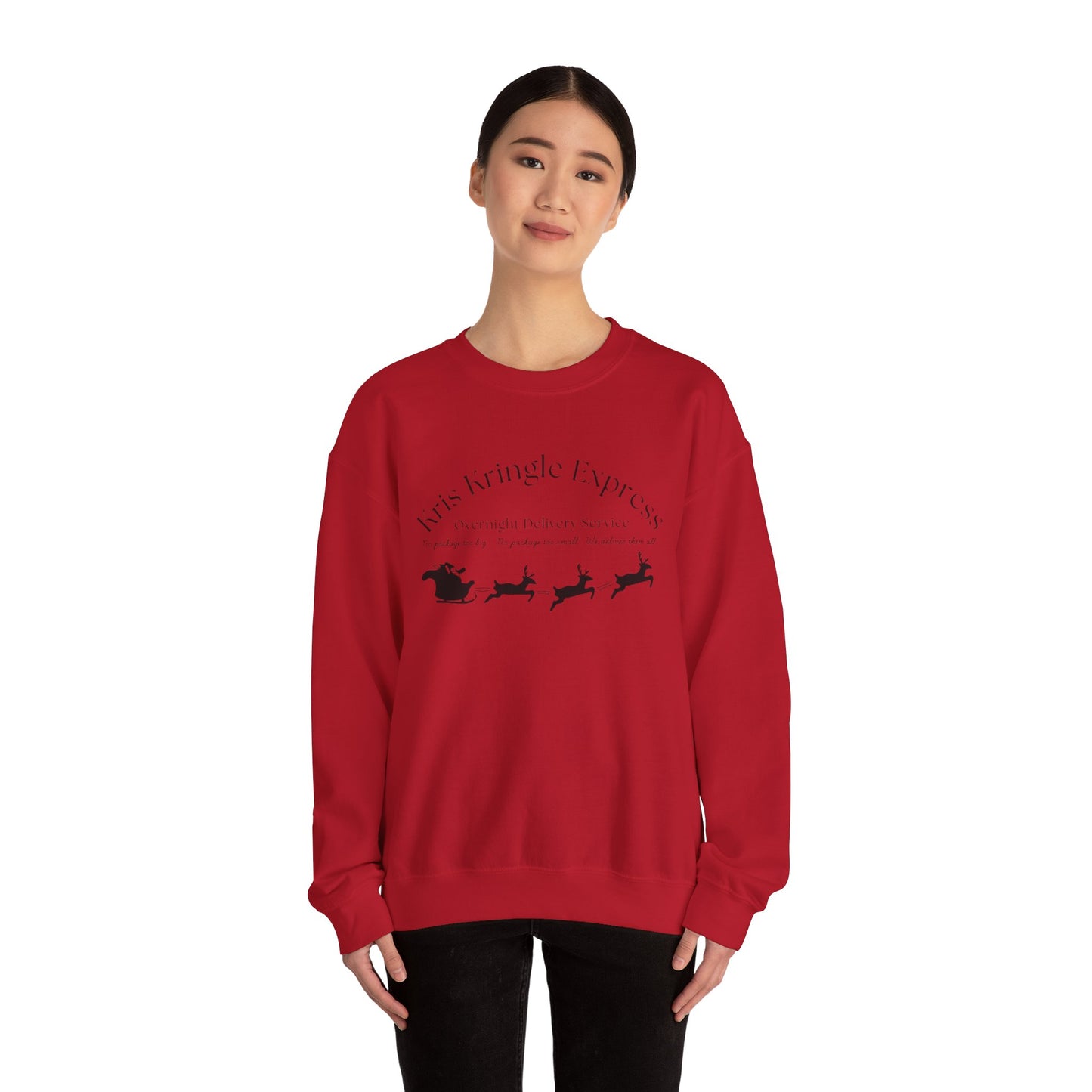 Festive Adult Unisex Crewneck Sweatshirt - Kris Kringle Express