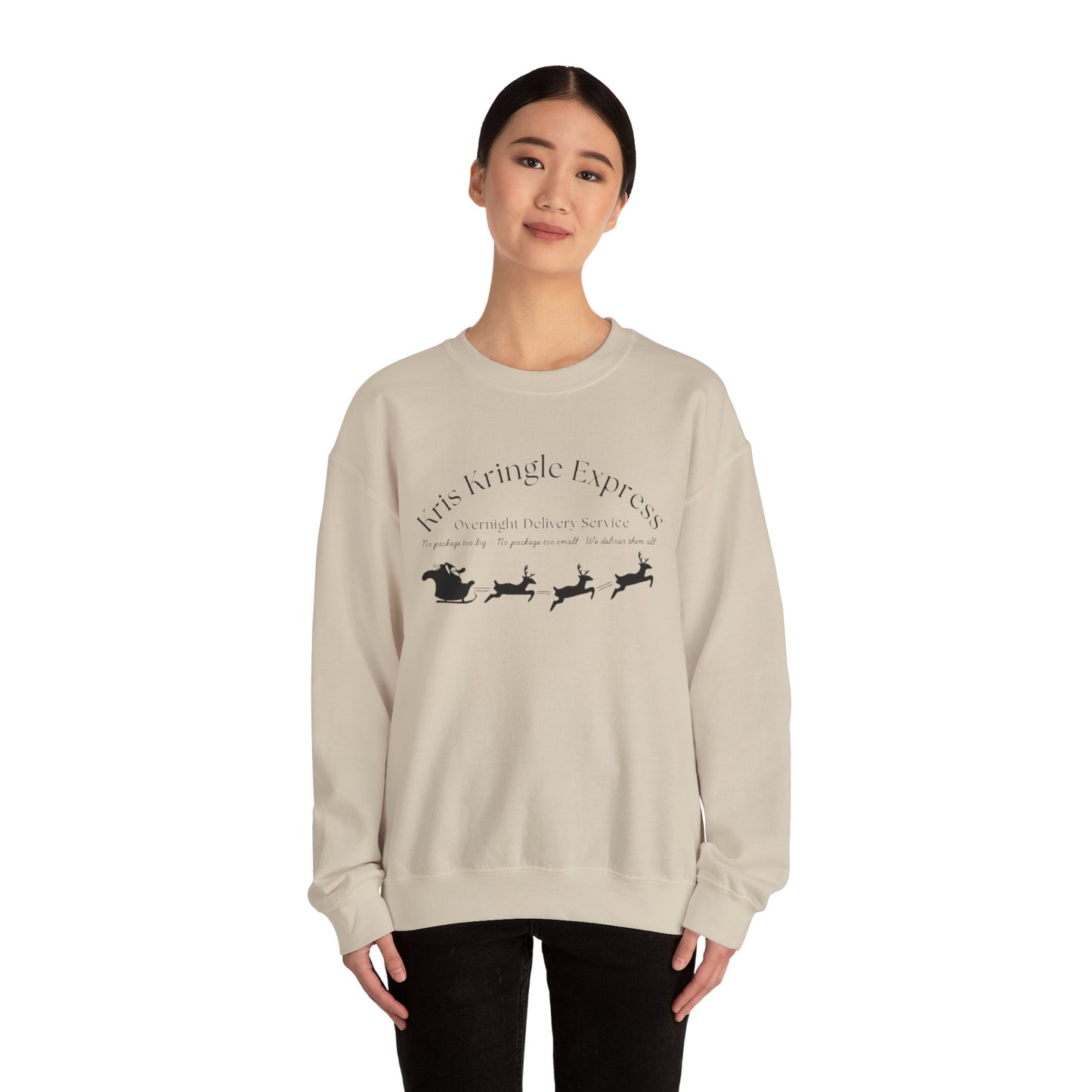 Festive Adult Unisex Crewneck Sweatshirt - Kris Kringle Express