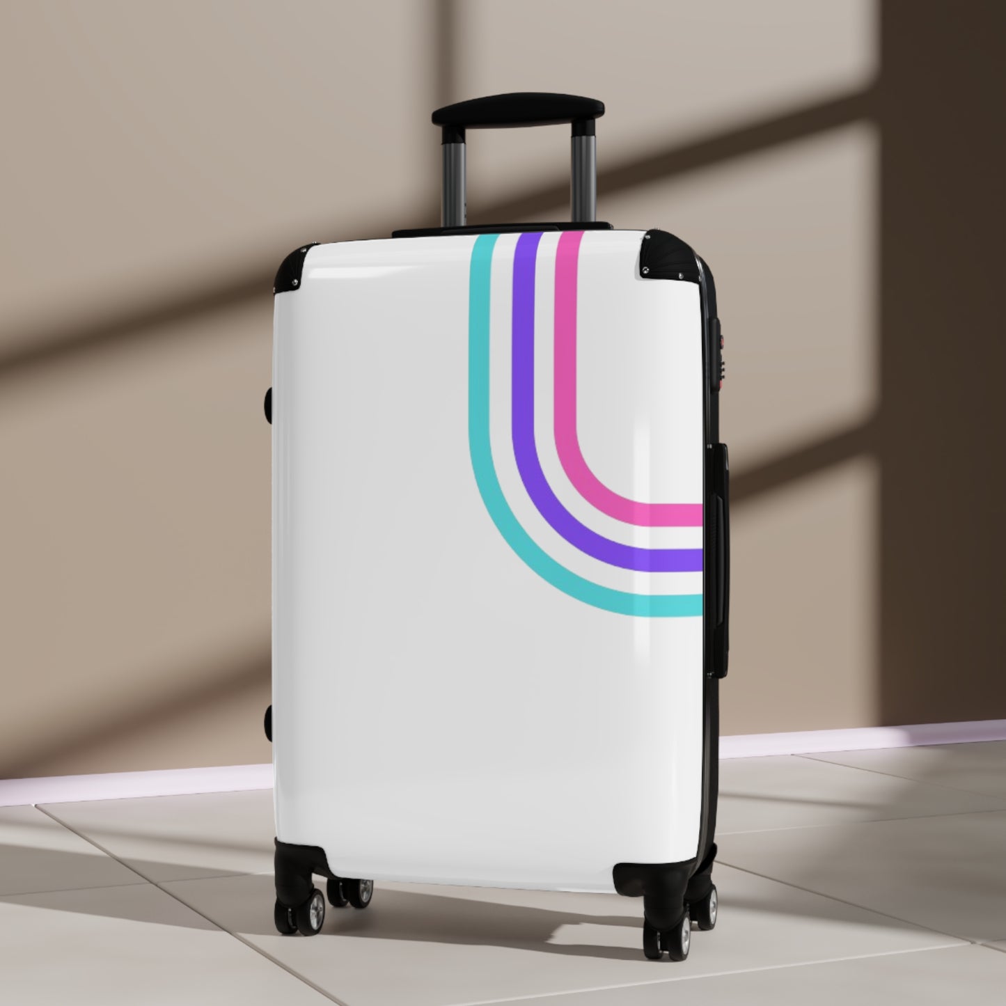 90's Inspired Mix & Match Suitcase - Multicolor