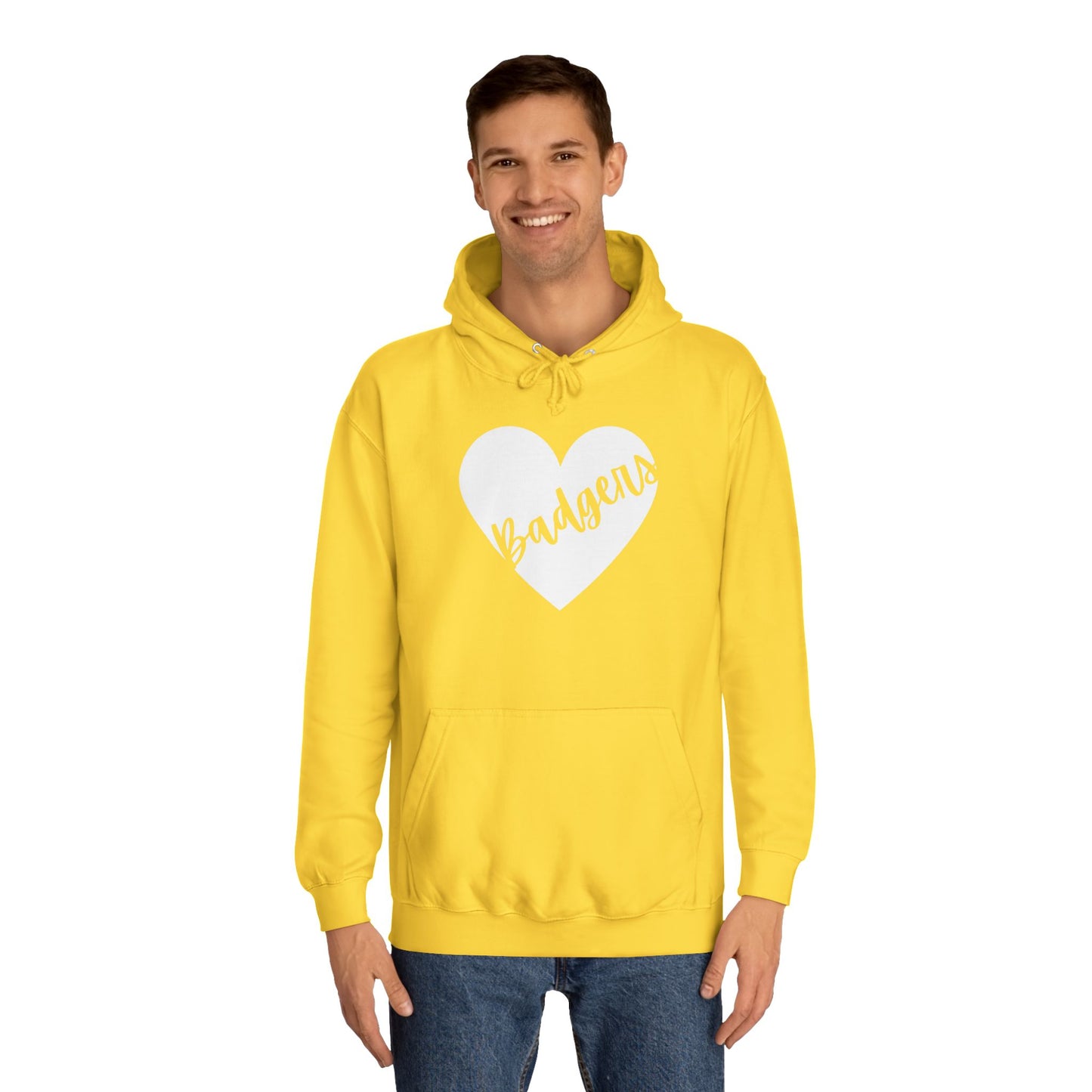 Generic Team Heart Hoodie - Badgers