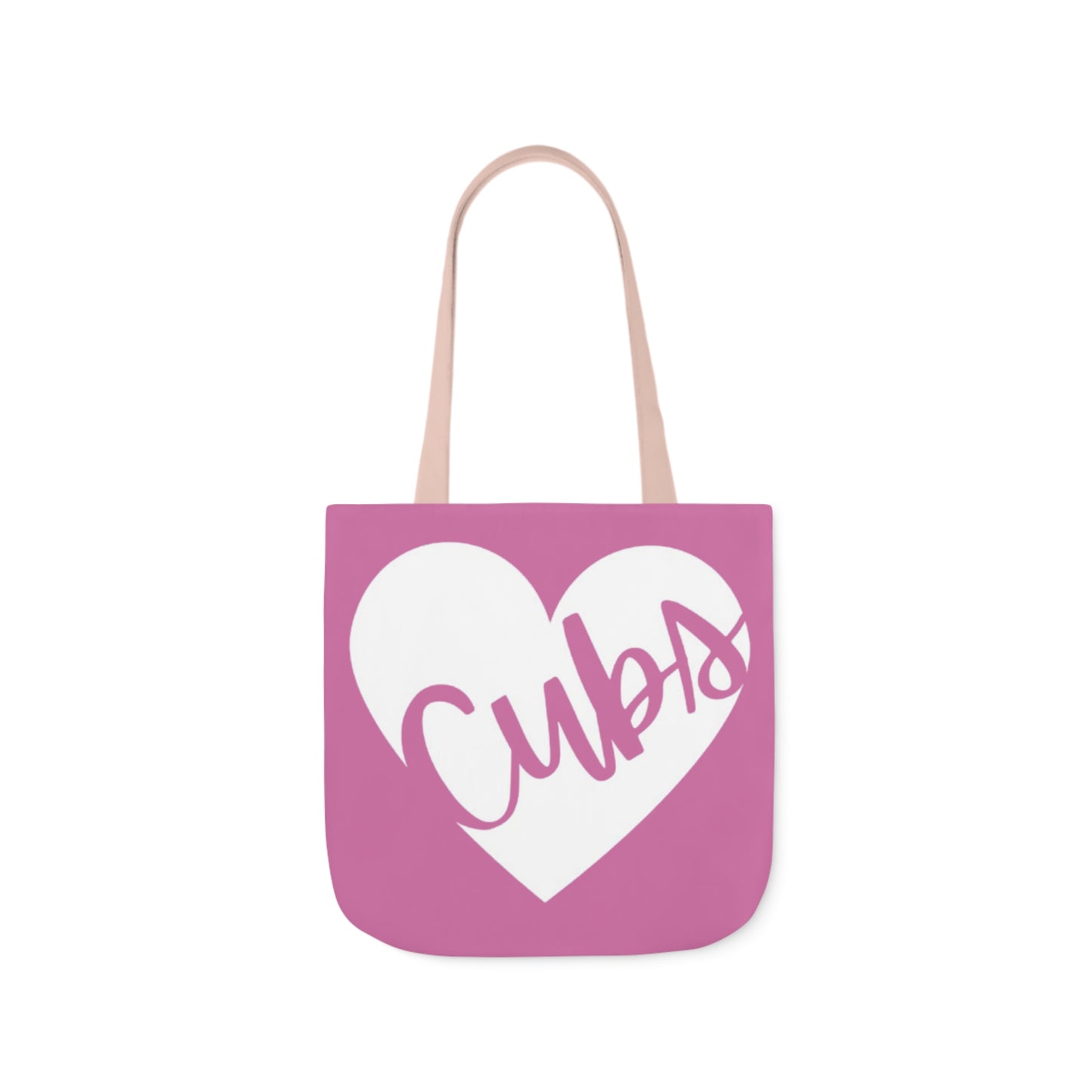 Generic Team Light Pink Canvas Tote Bag, 5-Color Straps - Cubs