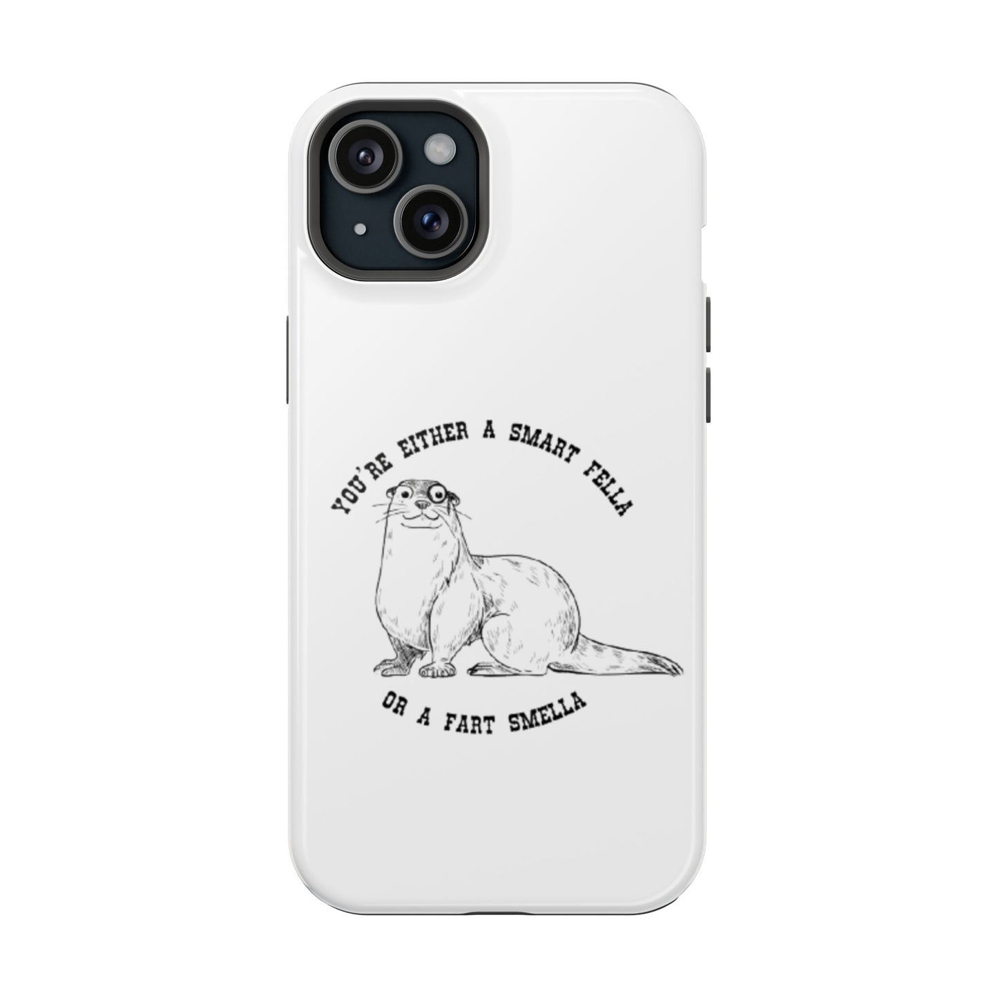 Impact-Resistant Cases - Fart Smella White