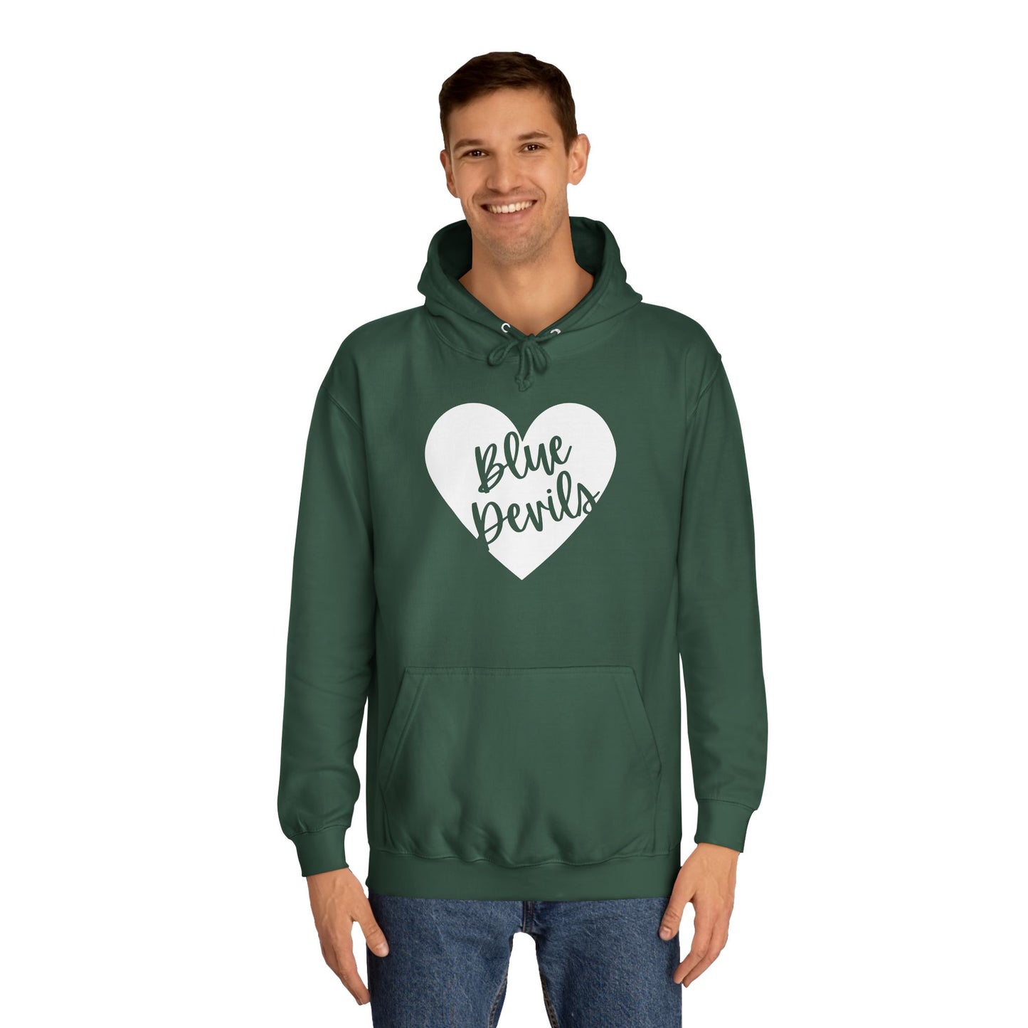 Generic Team Hoodie - Blue Devils Heart