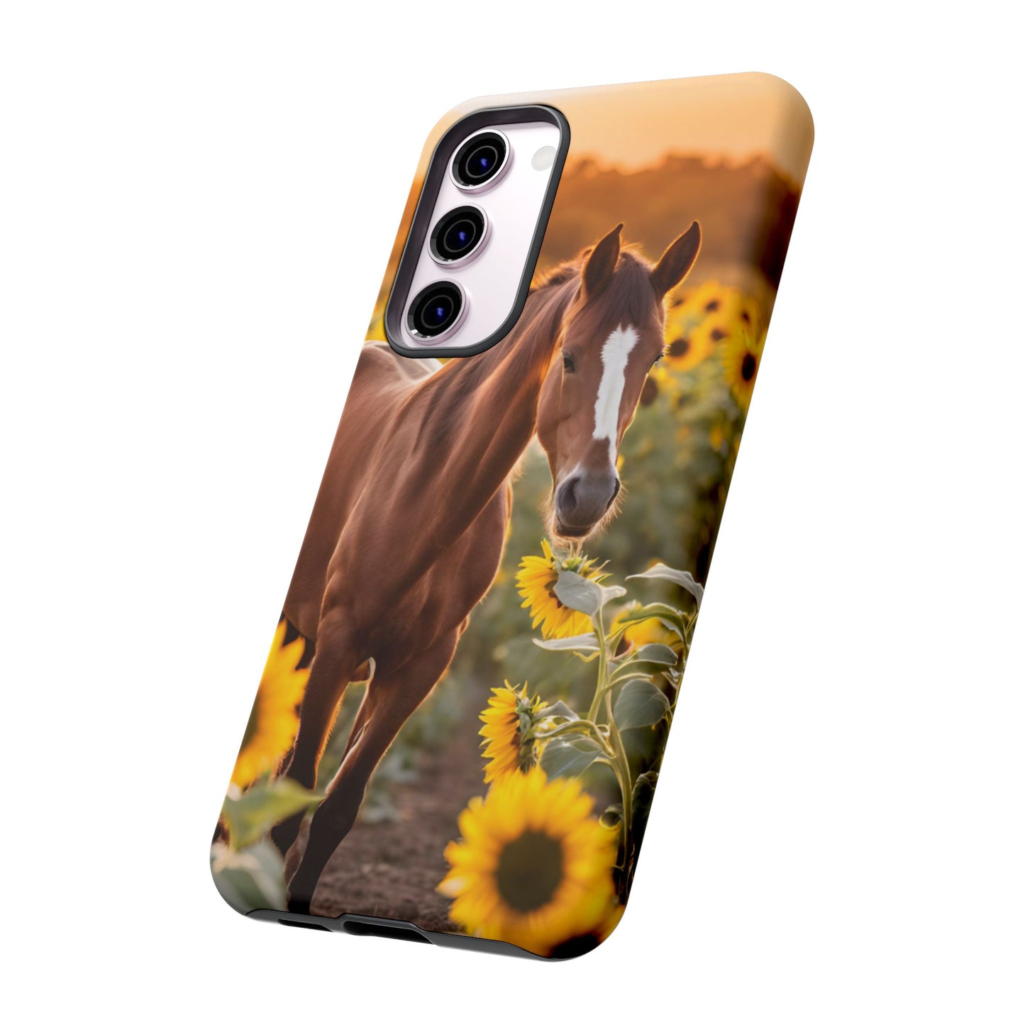 Phone Case - Tough Case - Sunflower Horse