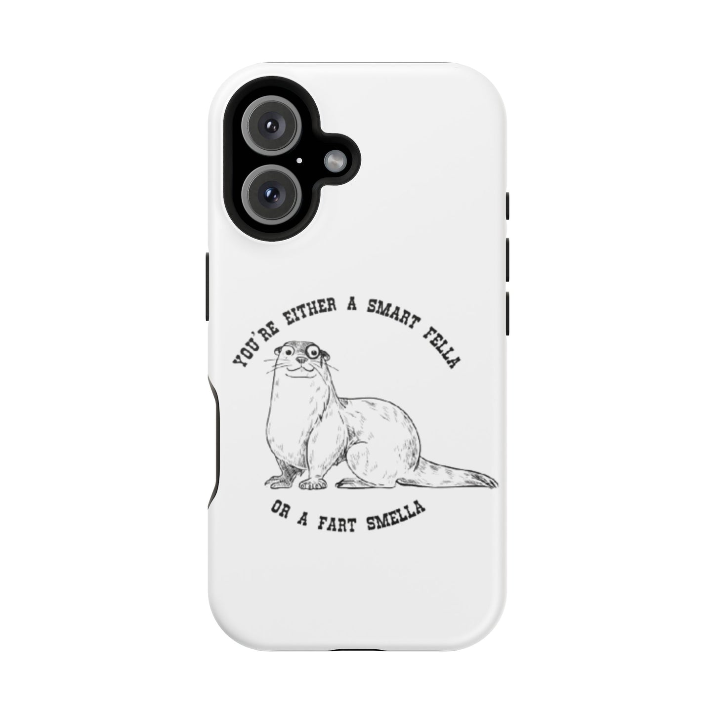 Impact-Resistant Cases - Fart Smella White