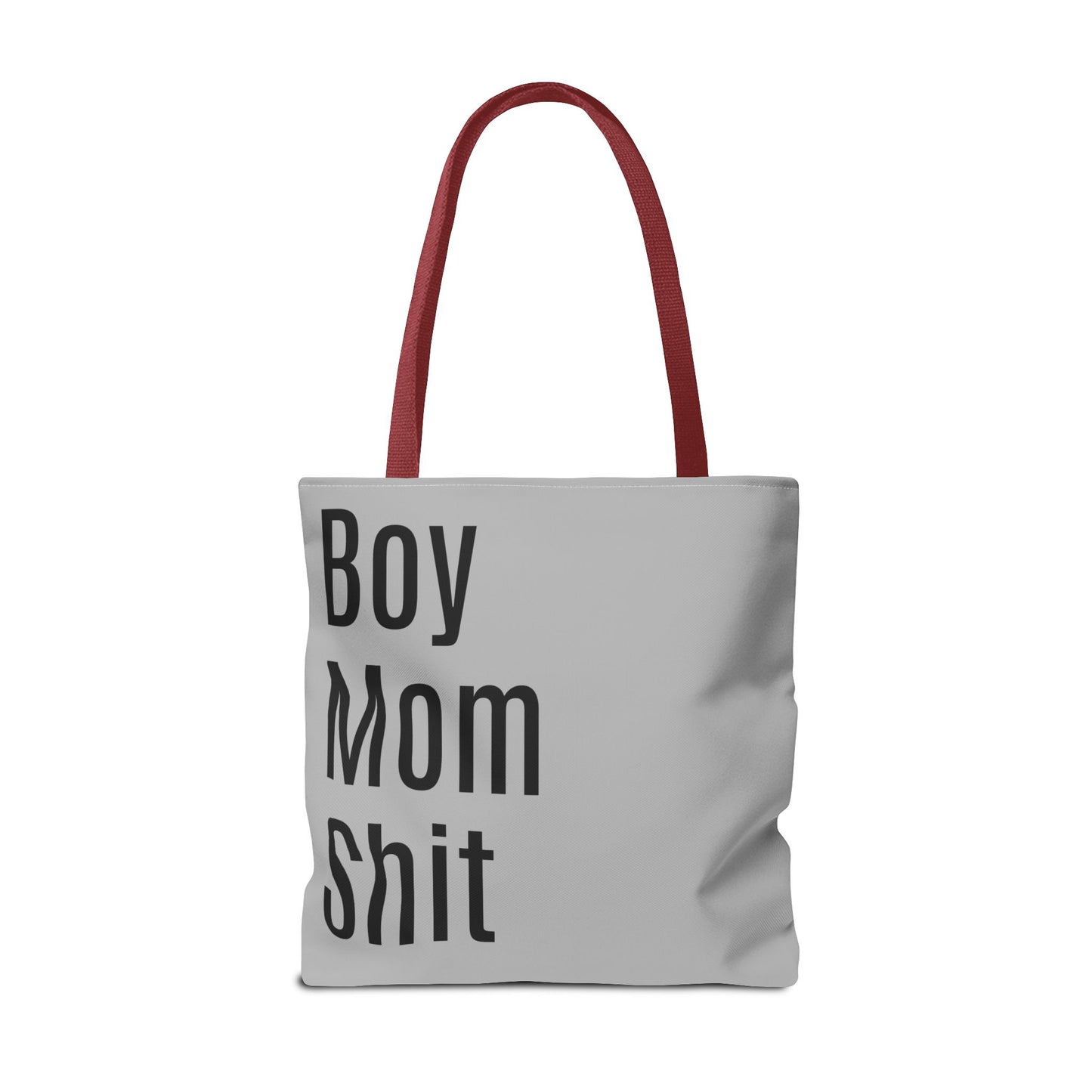 Boy Mom Shit Versatile Tote Bag (AOP) - Lt Gray