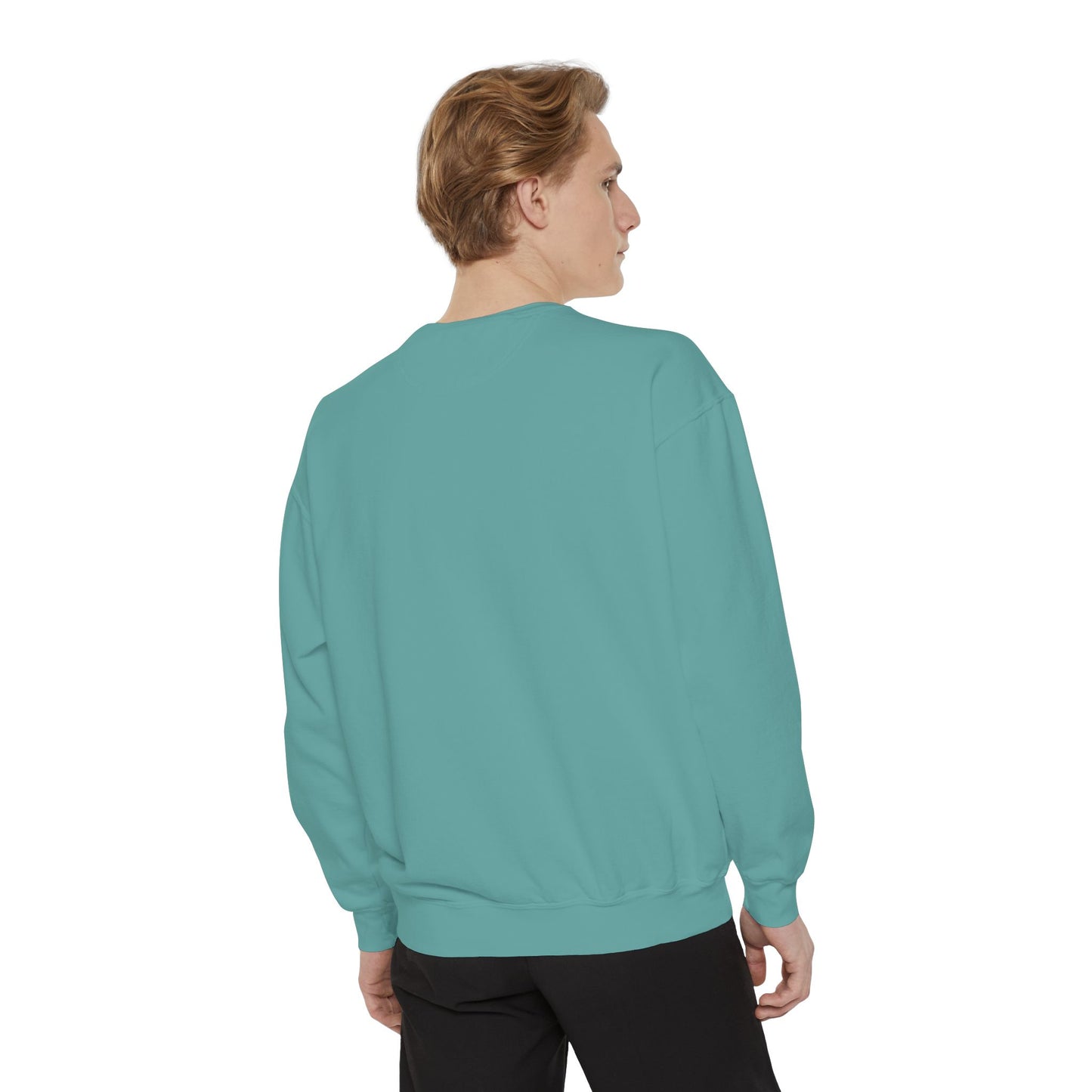 Generic Team Unisex Aqua Crewneck Sweatshirt - Aces