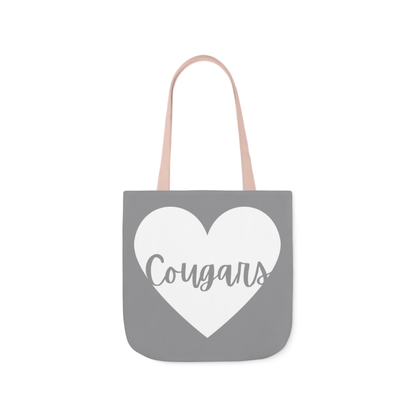 Generic Team Gray Canvas Tote Bag, 5-Color Straps - Cougars