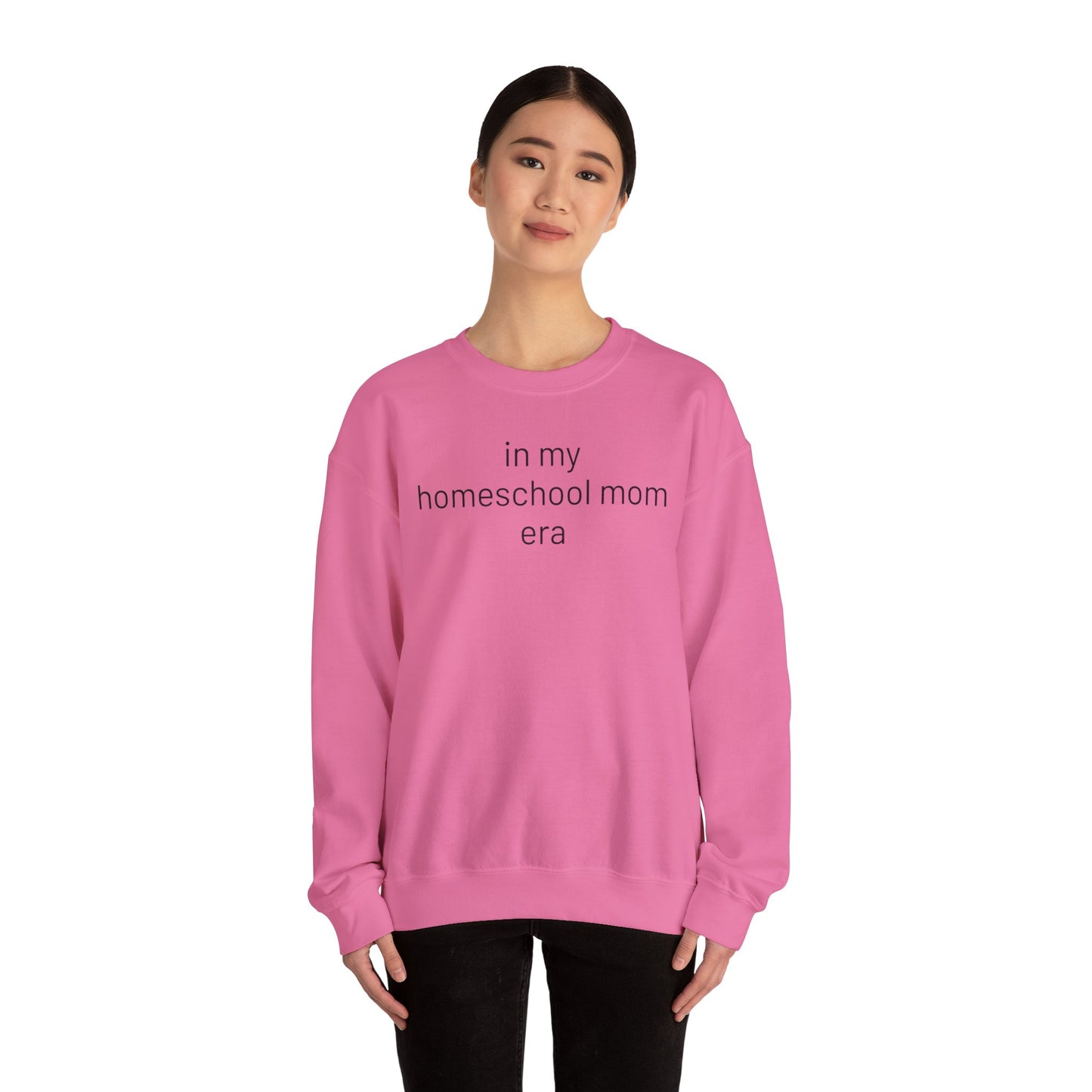 Homeschool Mom Era Unisex Heavy Blend™ Crewneck Sweatshirt