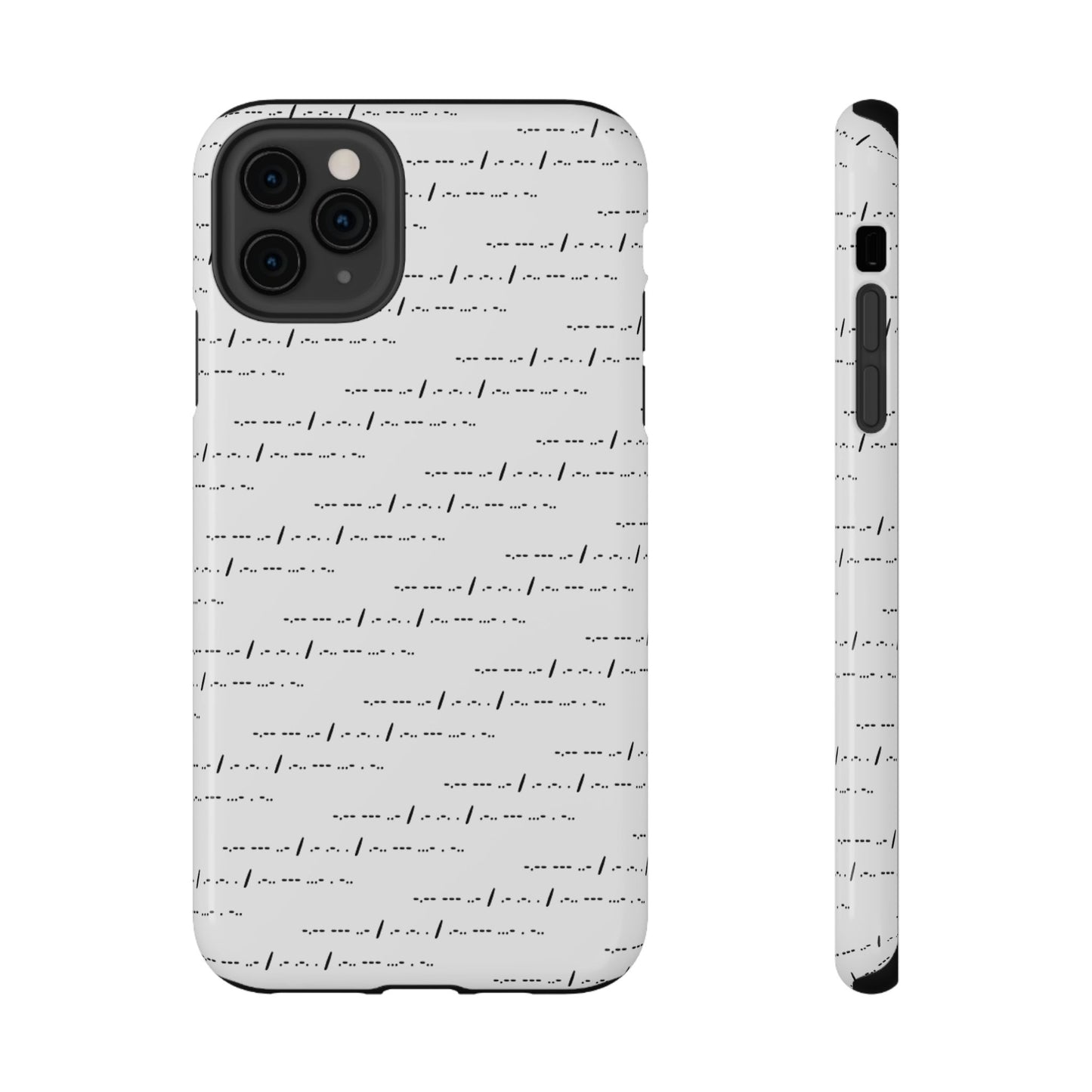 Phone Case - Impact-Resistant - "You Are Loved" Morse Code