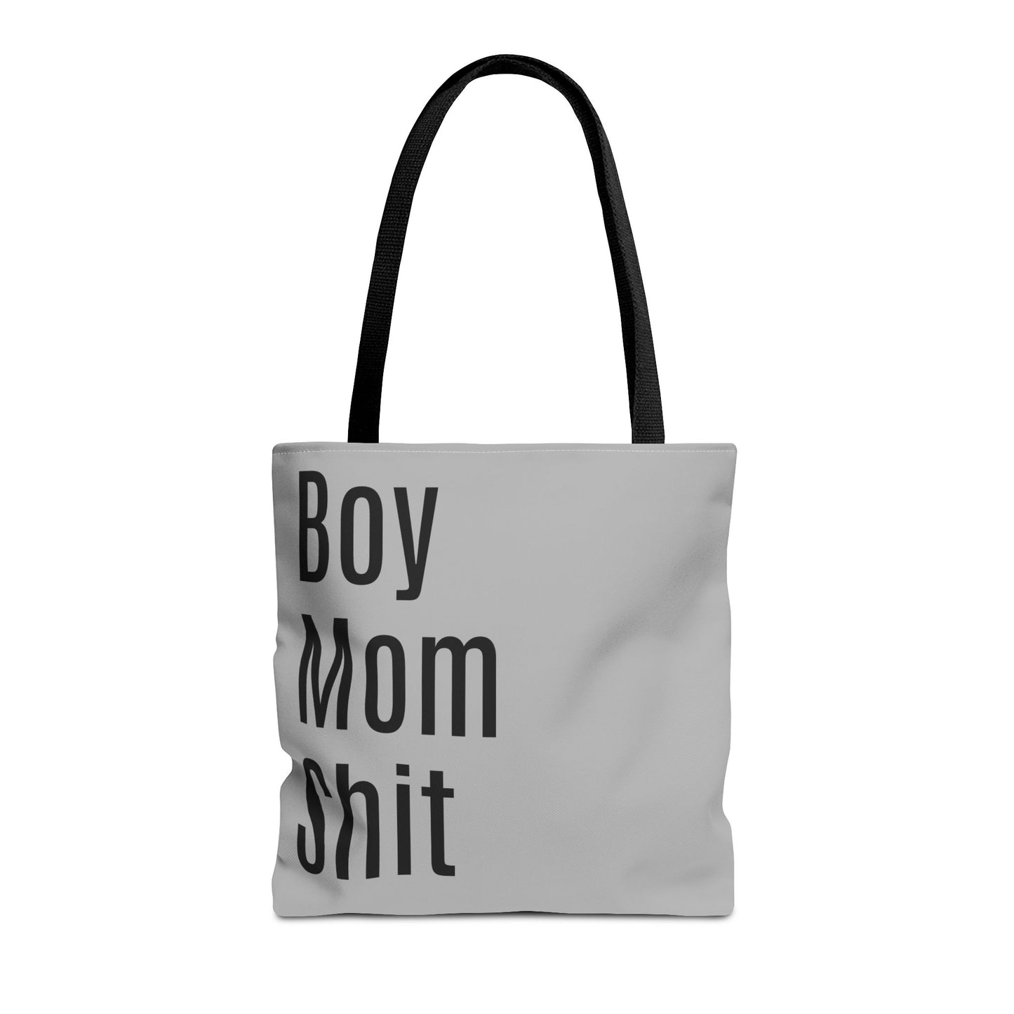 Boy Mom Shit Versatile Tote Bag (AOP) - Lt Gray