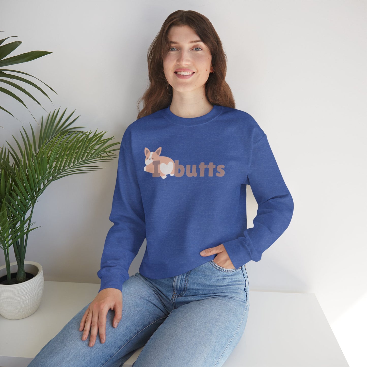 Butts Unisex Heavy Blend™ Crewneck Sweatshirt