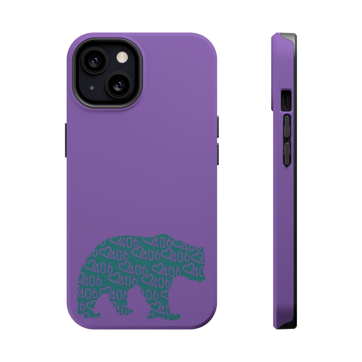 ITS406 Design Magnetic Tough Case - Bear Maroon