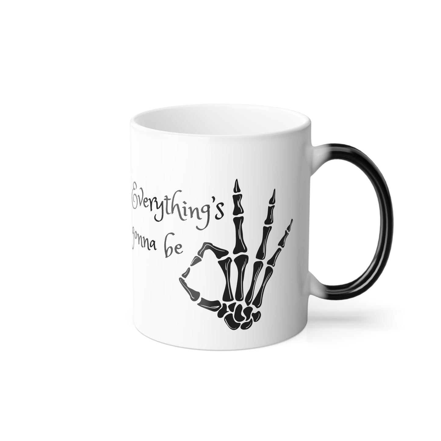 Color Changing Mug, 11oz - Skeleton OK